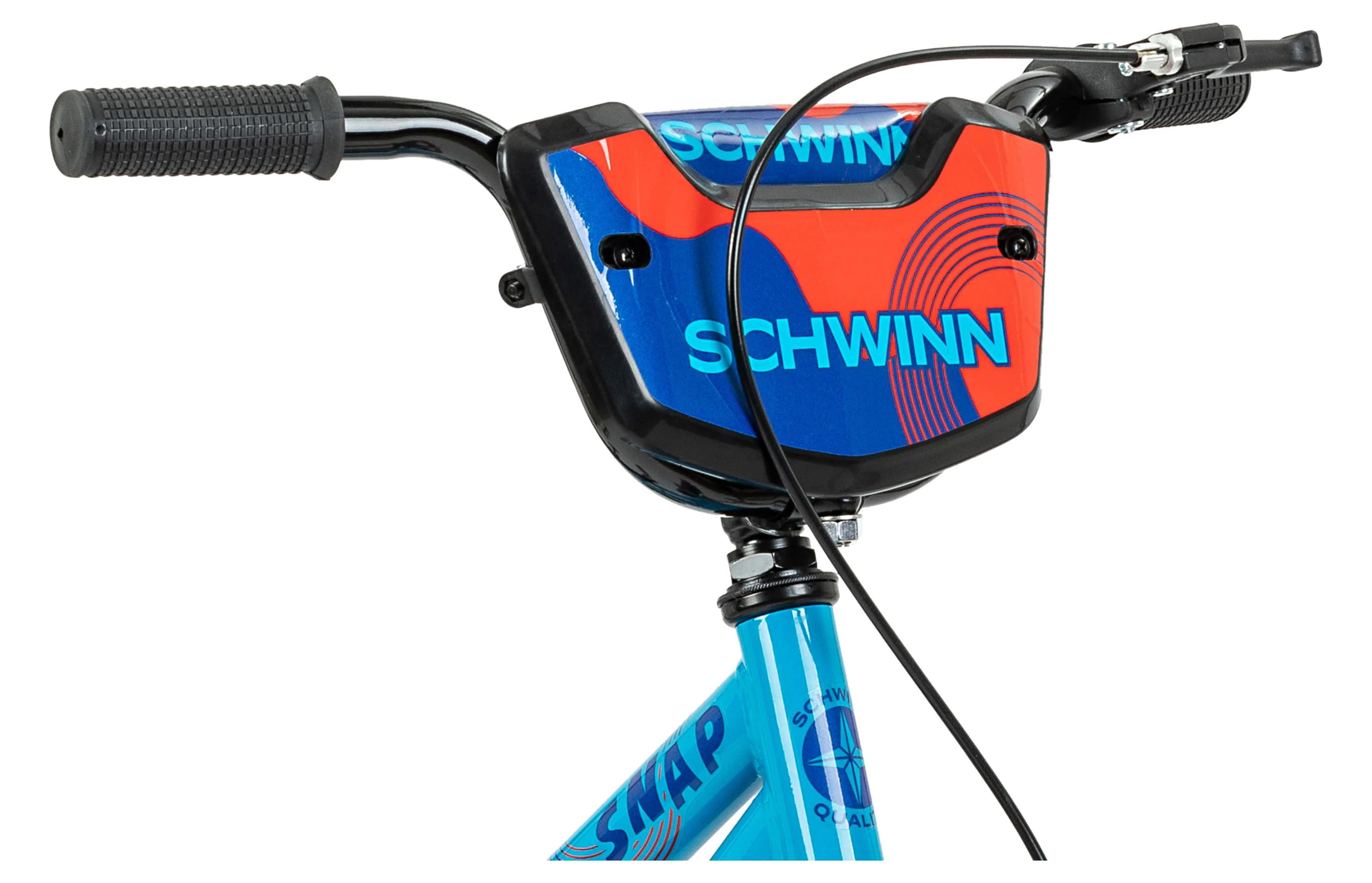 Schwinn Snap 16 inch Boys Kids Bike with Training Wheels, Ages 3-7,  Blue