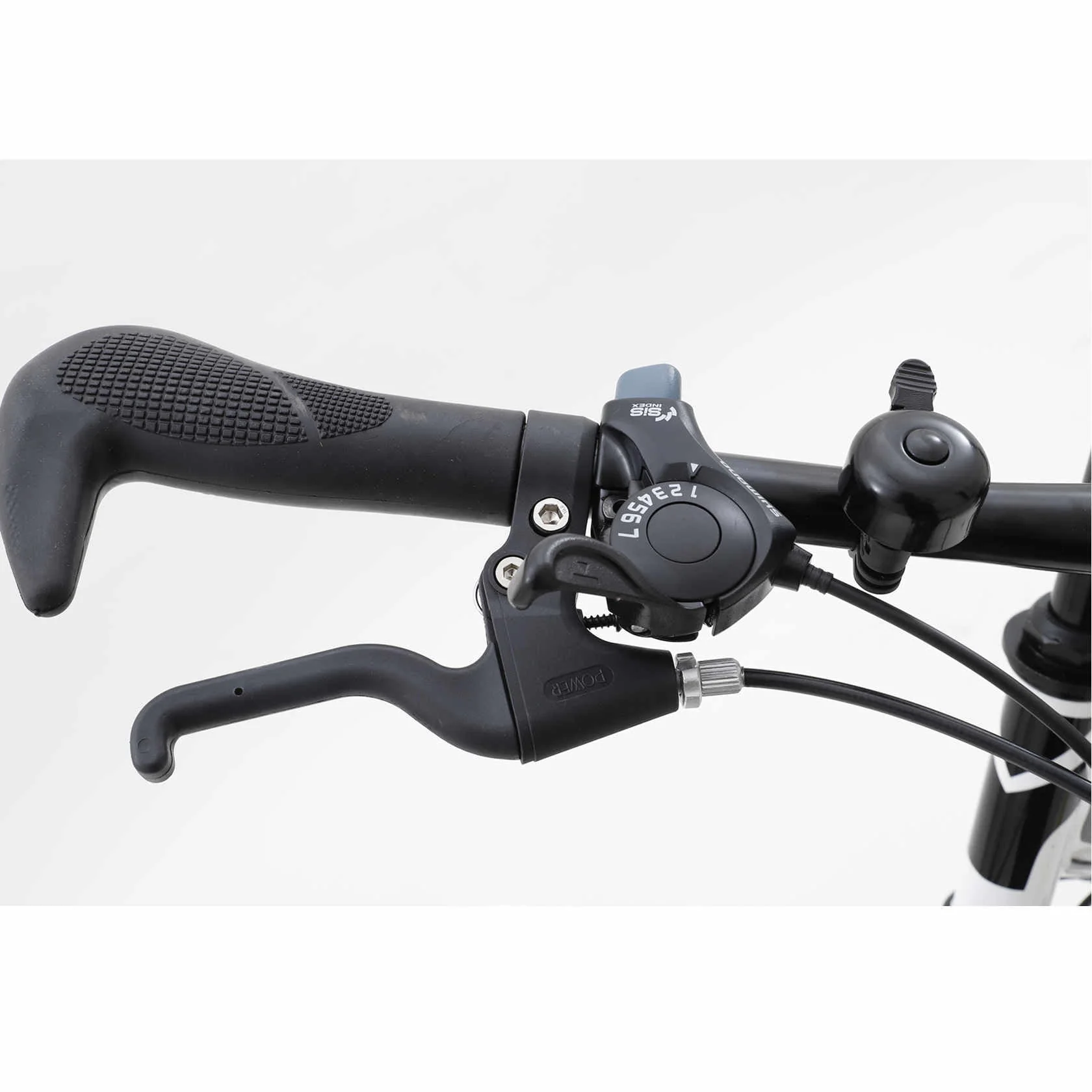 Dinling Mountain Bike, 26-inch wheel, 21 speeds Hybrid Road Bicycle, Black-White