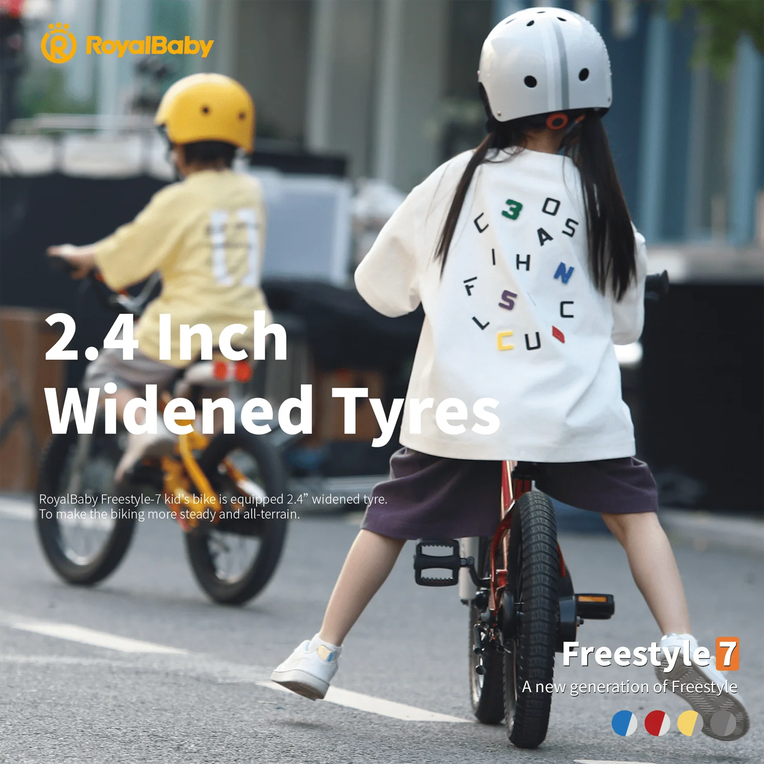 Royalbaby Freestyle 7 Kids Bike Toddlers 20 Inch Wheel Dual Handbrakes Bicycle Beginners Boys Girls Ages 3-5 Years, Kickstand and Water Bottle Included, Blue