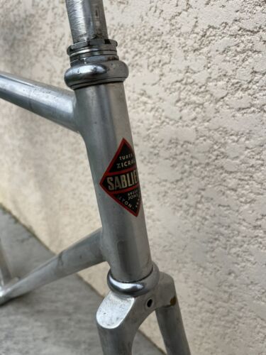 André Sabliere Zicral Frameset / 56.5-56.5 cm / Huret Jubilee / Clerc Busset