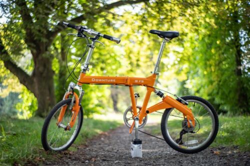 Downtube IX FS full suspension aluminium folding bike 9 speed 14.3kg (32lb)