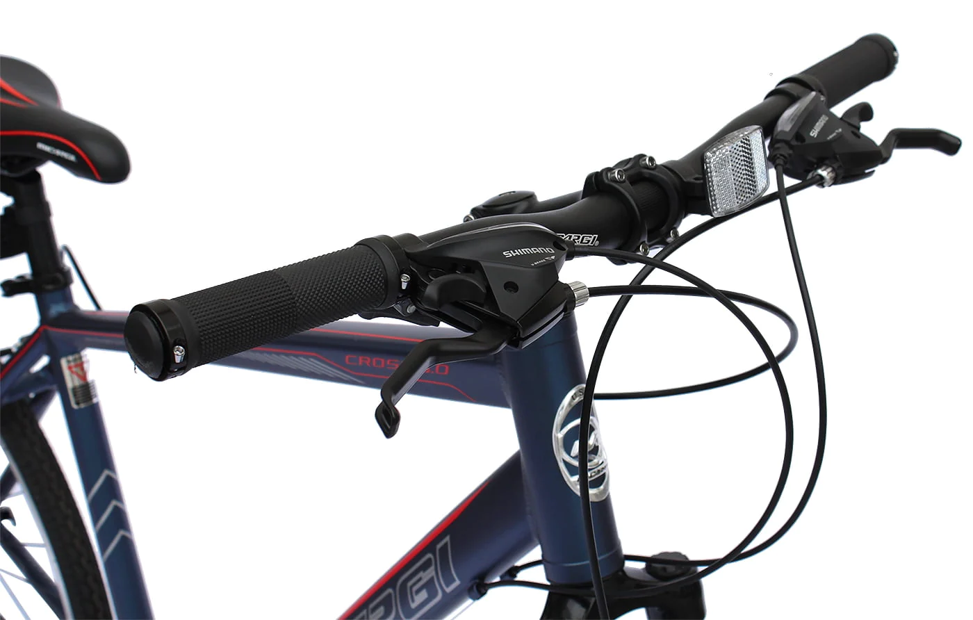 Wonder Wheels 8 Speed Bicycle, Hybrid Mountain Bike, Front Derailleur Shimano Tourney Fd-Ty510 Rear Derailleur Shimano Altus - Gray