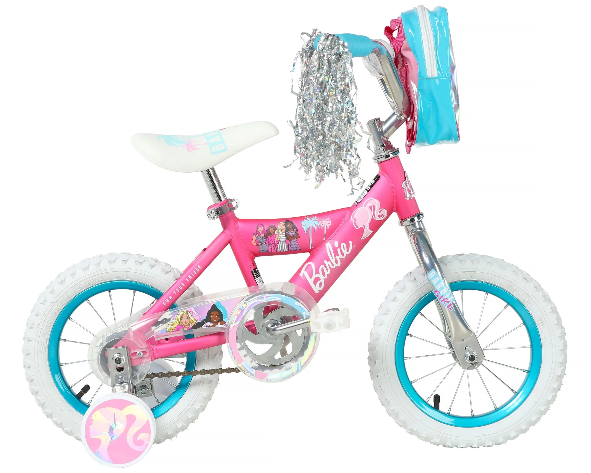 Dynacraft Barbie 12-Inch Girls BMX Bike For Age 3-5 Years