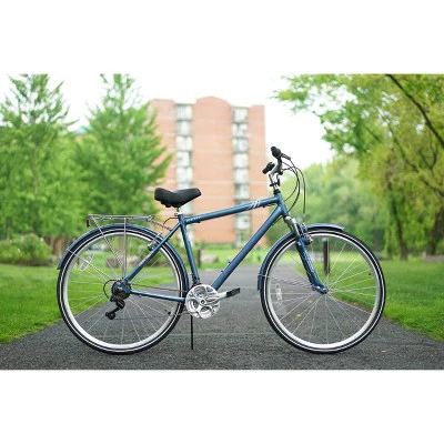 Kent Men's Ridgeway 700c/28" Hybrid Bike - Blue