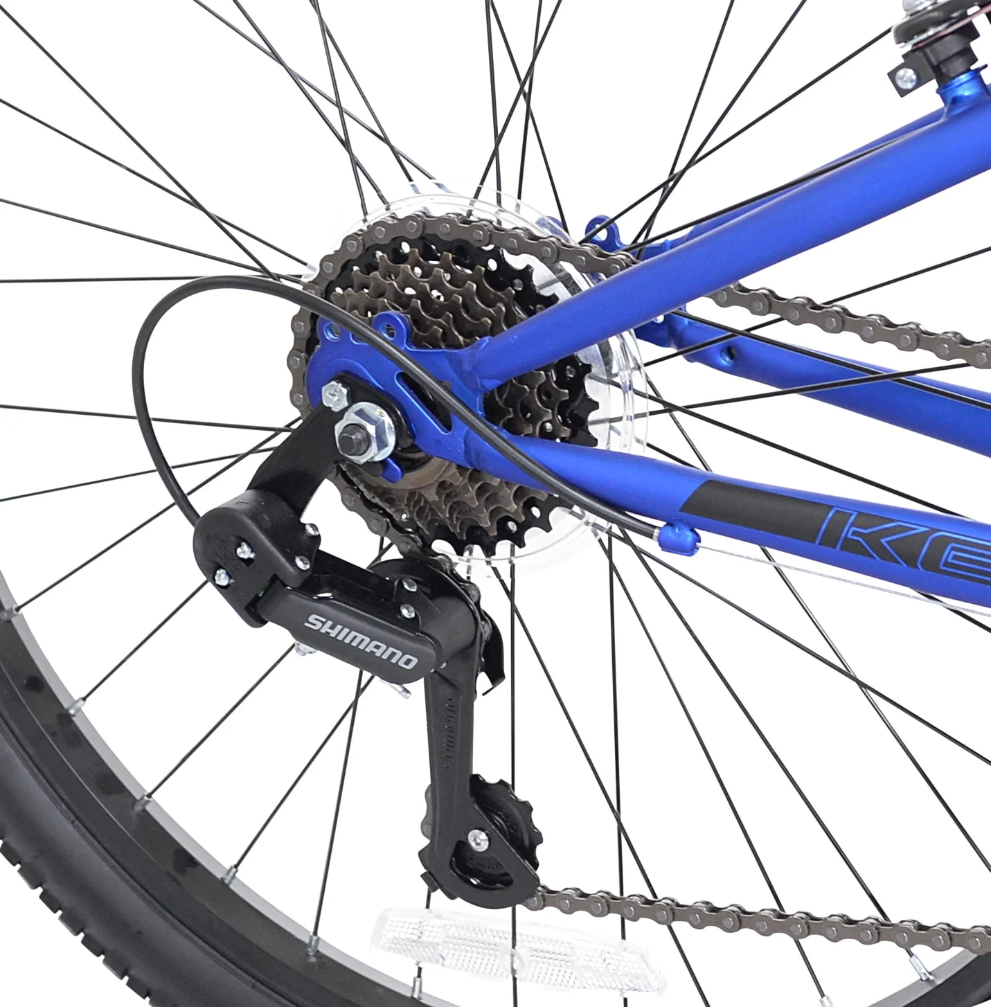 Kent Bicycles 24-inch Tracer Boy's 21 Speed Mountain Bike, Blue