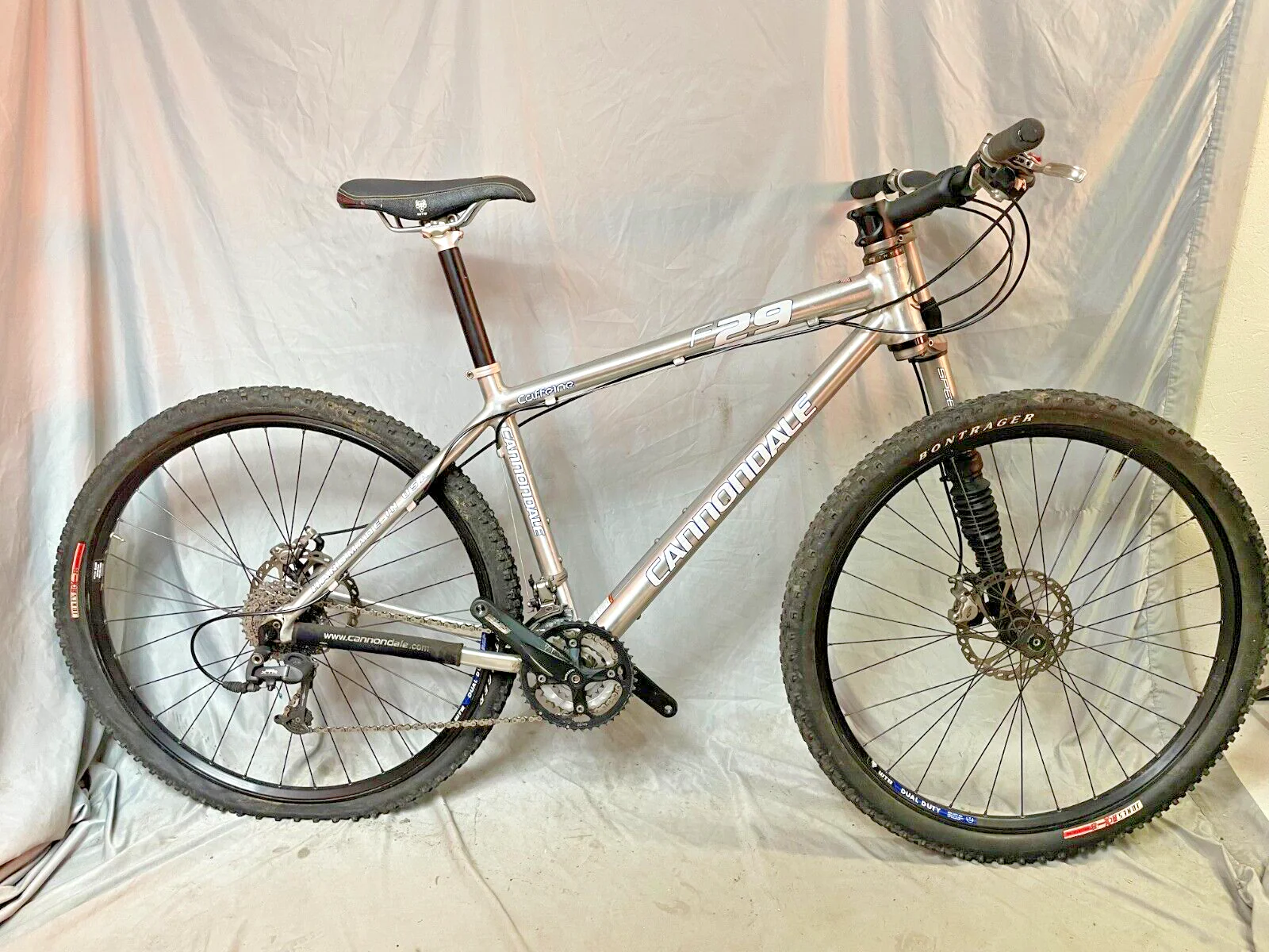 2010 Cannondale Caffeine F29 MTB Bike 19" Large Hardtail Shimano XTR USA Shipper