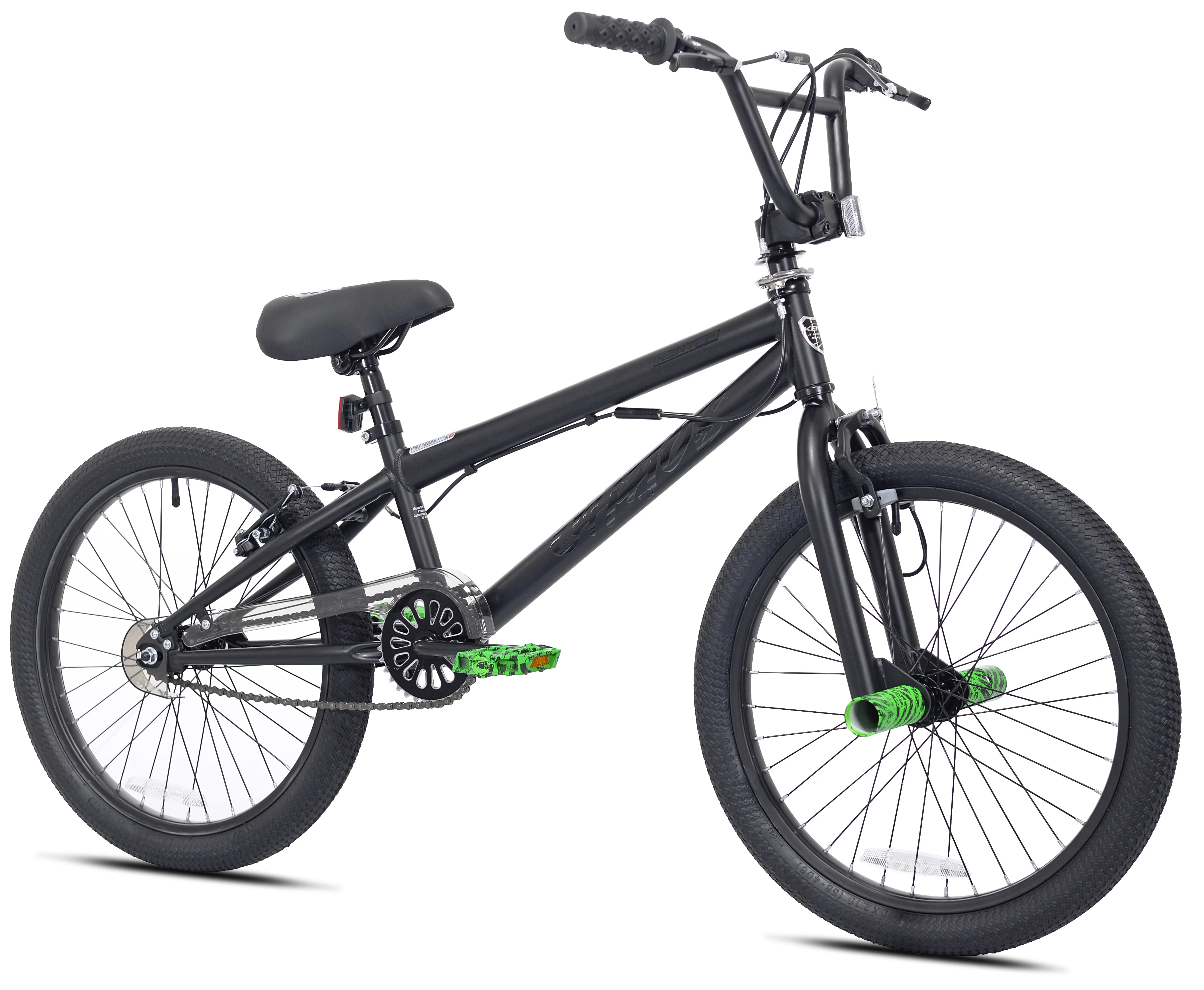 20 in. Chaos Boy's BMX Child Bicycle, Hydro Dip Matte Black