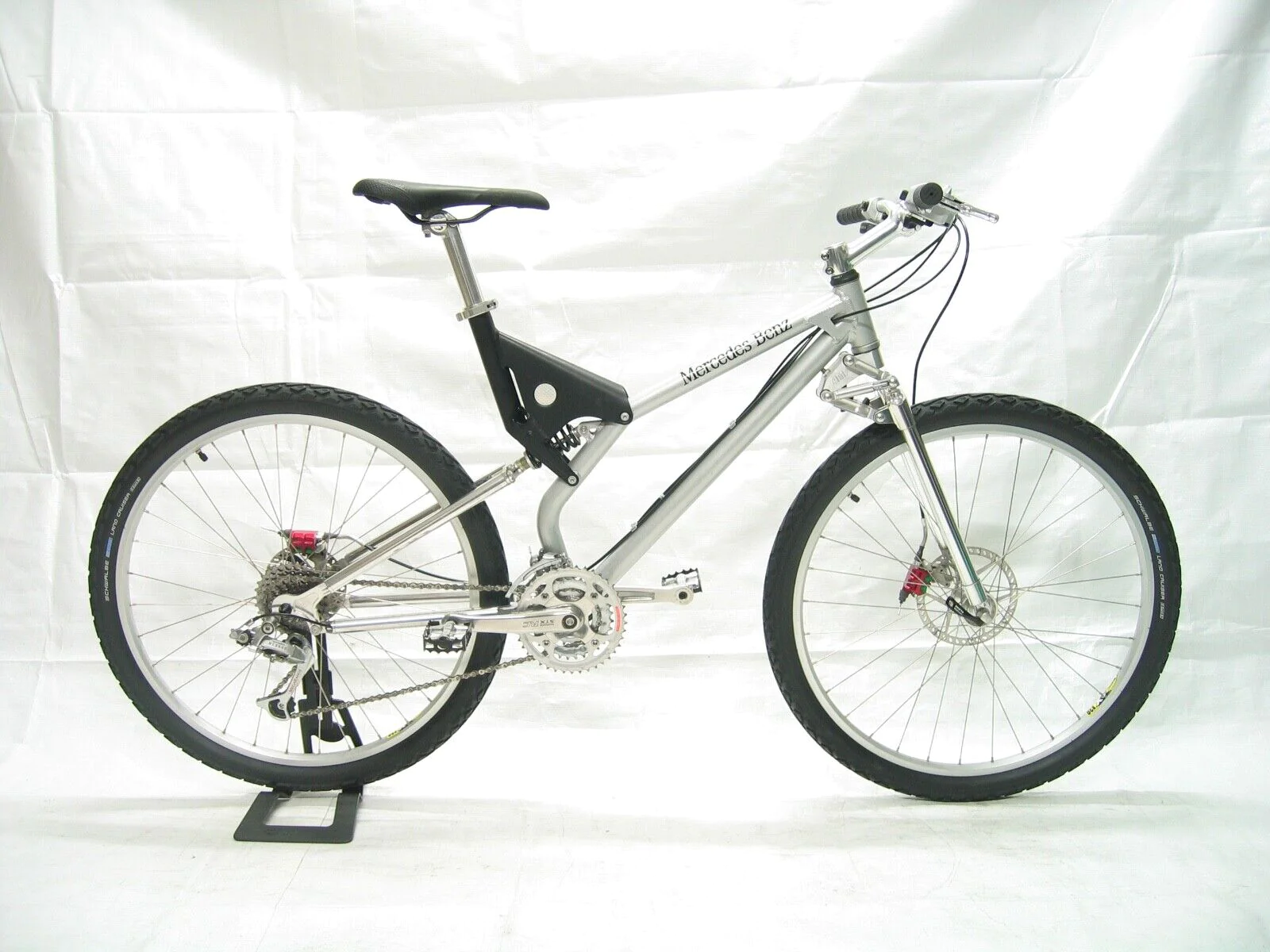 Mercedes Benz Mountain Bike " Full Suspension " From Amp Bicycle, Foldable, 26 "