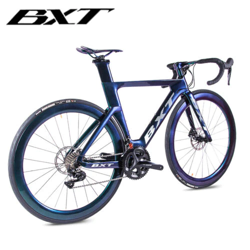 700c Carbon Road Bike Ultralight Double Disc Brake Racing Complete Road Bicycle