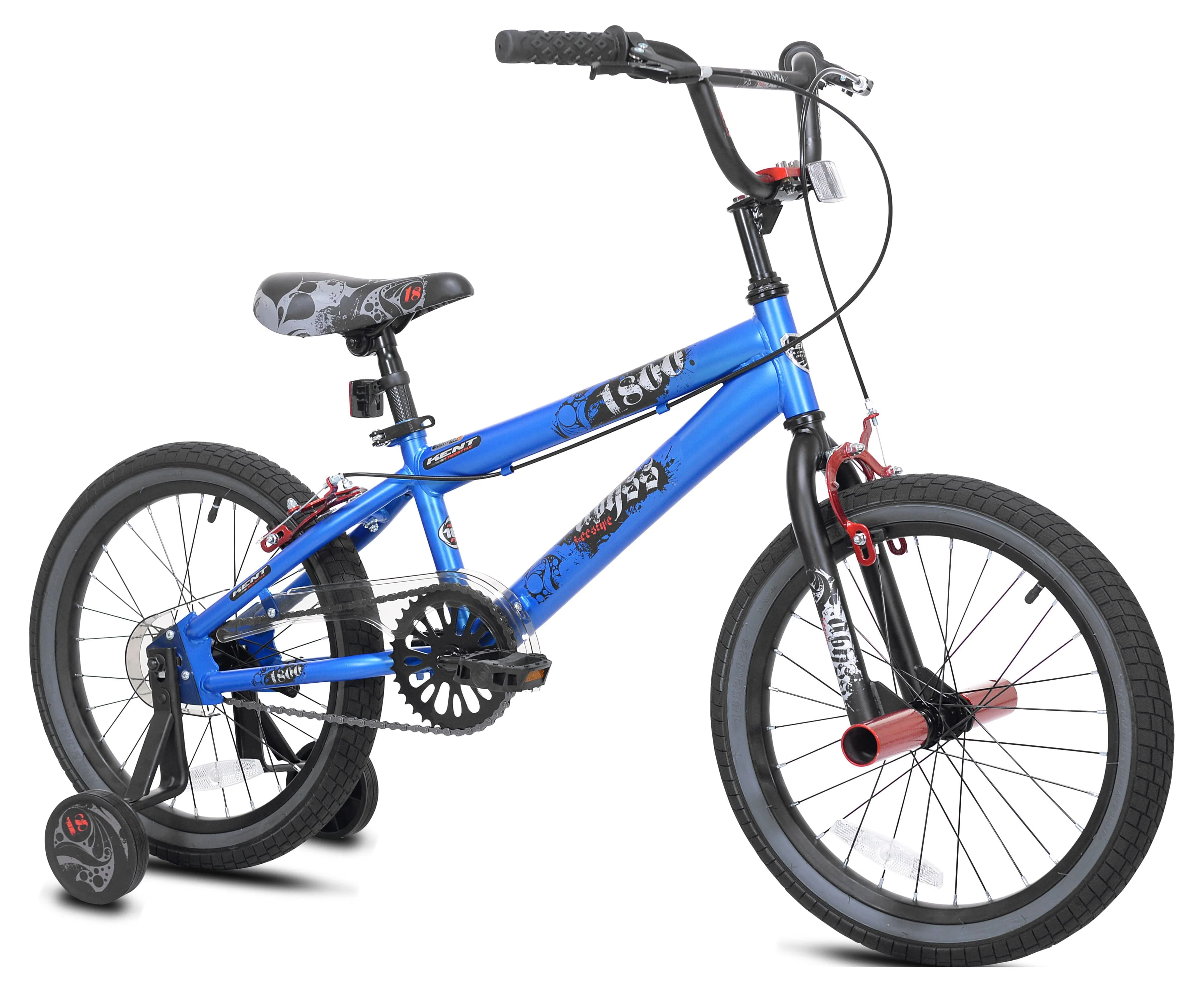 Kent Bicycle 18-inch Abyss Boy's Freestyle BMX Bicycle, Blue