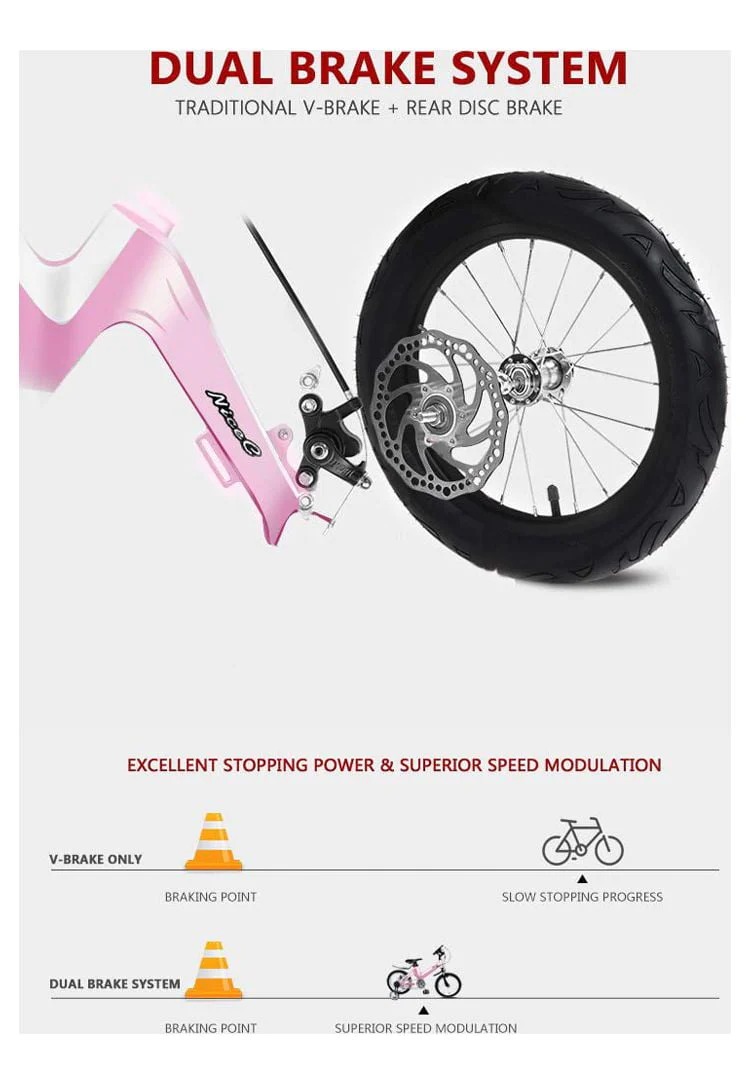 Nice C 18 In., BMX Kids Bicycle, Pink