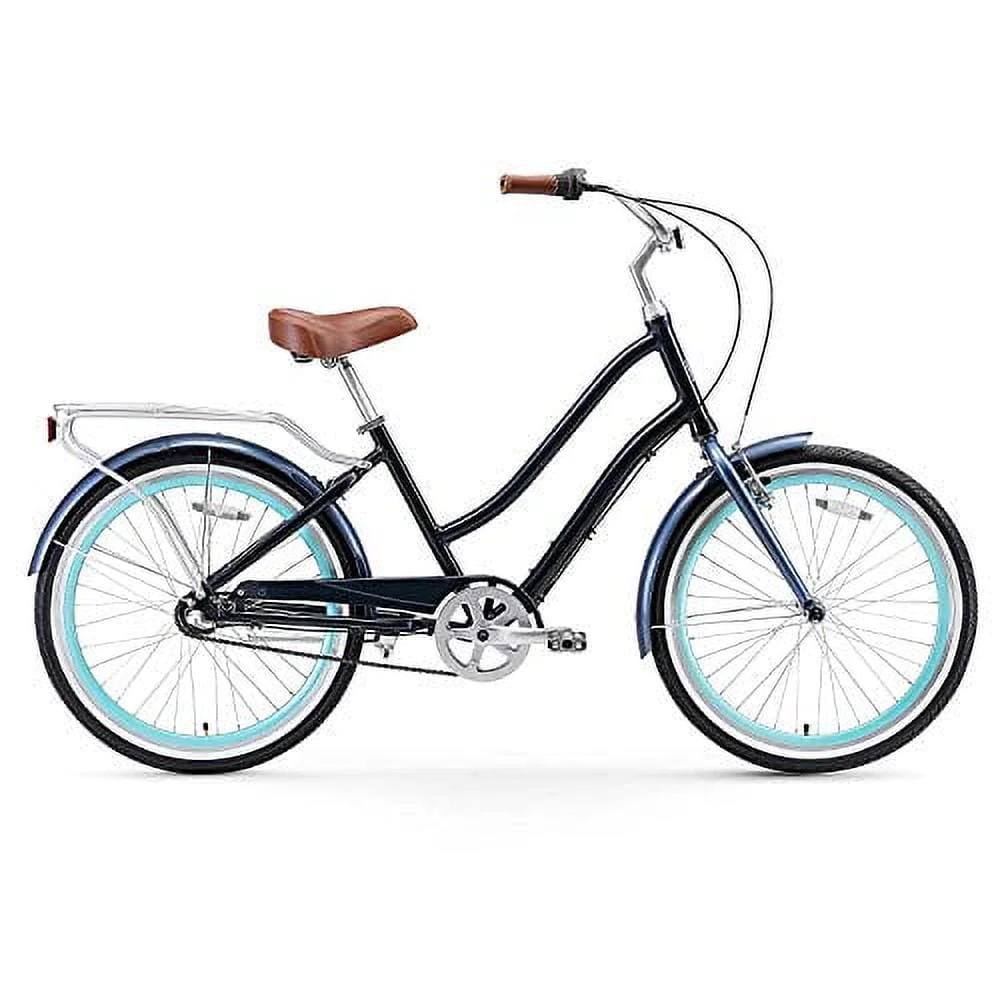 sixthreezero EVRYjourney Women's 3-Speed Step-Through Hybrid Cruiser Bicycle, 24