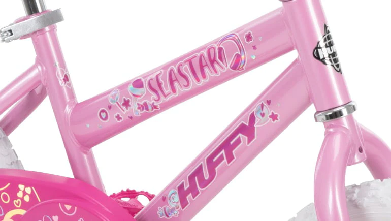 Huffy 16 Inch Sea Star Girl's Bike, Pink Bubble Gum