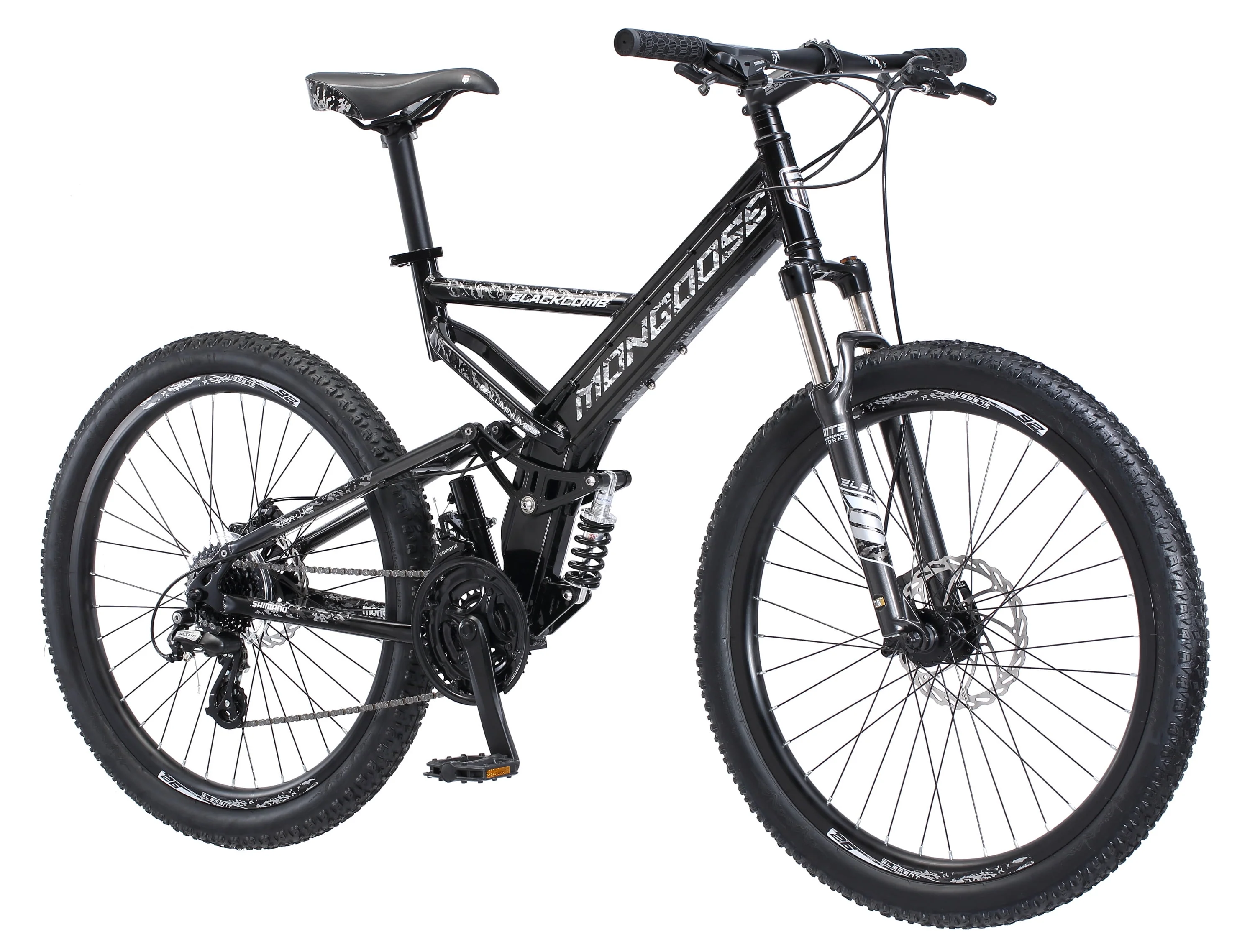 Blackcomb Mountain Bike, 26-inch wheels, 24 speeds, Black, Men's