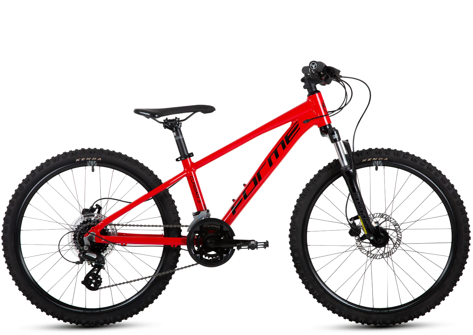 Kids Mountain Bike - Forme Curbar 3 - 24 inch Wheel 12 inch Frame in Red