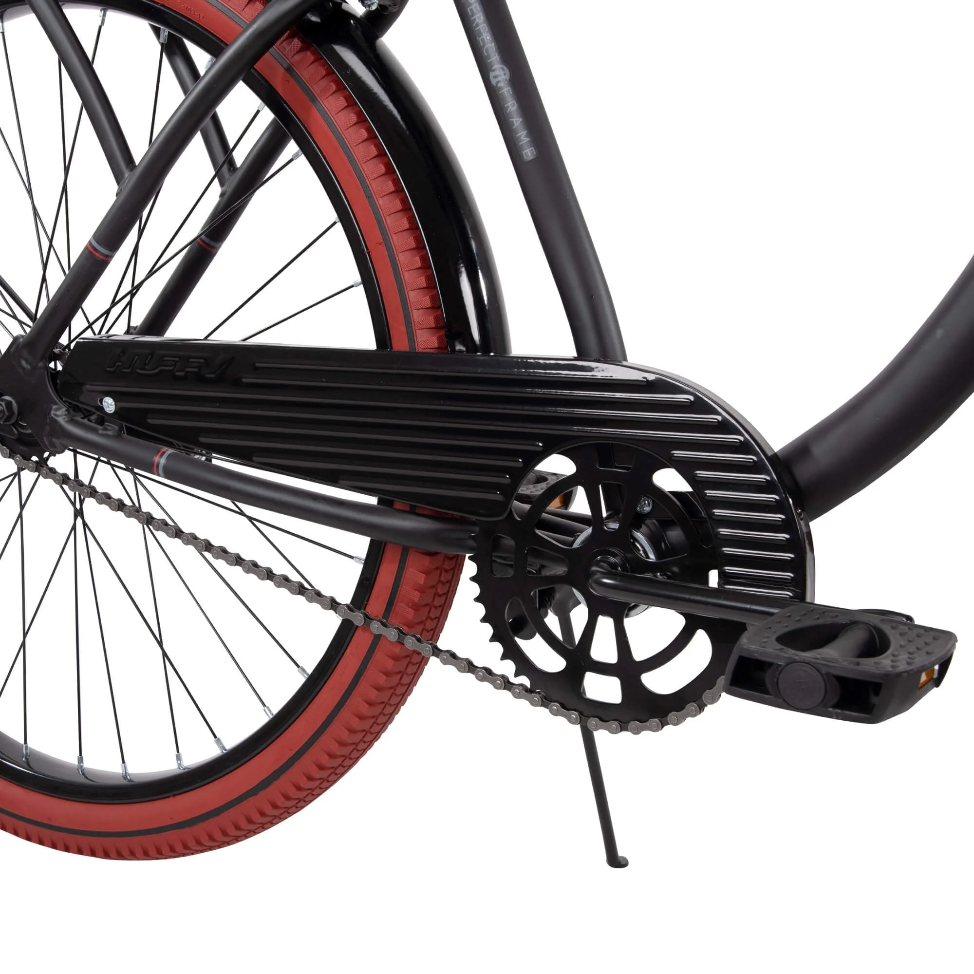 26” Nel Lusso Men's Cruiser Bike, Matte Black