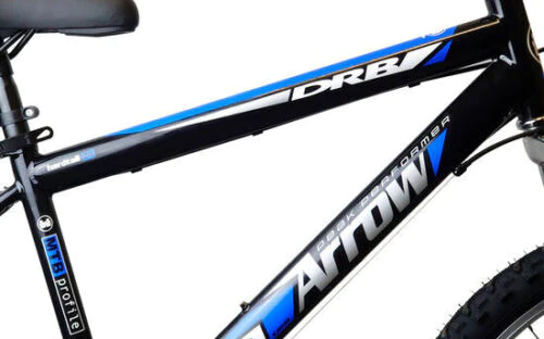 Dallingridge Arrow BikeMTB Kids Hardtail Mountain Bike 24" Wheel Black Blue