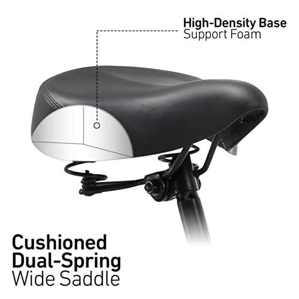 sixthreezero Around the Block Men's 7-Speed Beach Cruiser Bicycle, 26 In. Wheels, Matte Gray