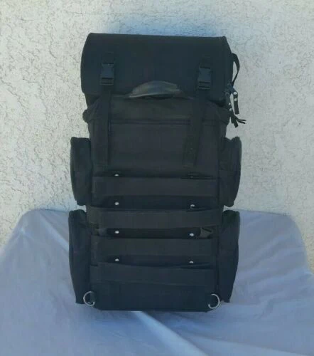 Saddle Stowe by Saddlemen sissy bar  Motorcycle bags/ nylon/Leather/<wbr/>universal