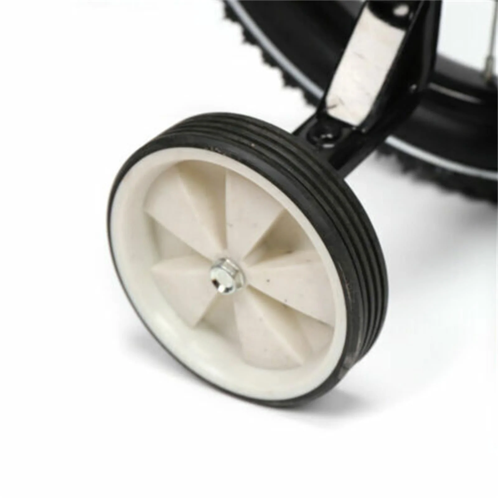 YIYIBYUS 14 Inch Kids Bike Boy Girl Safe Bicycle with Training Wheels and Adjustable Seat, White