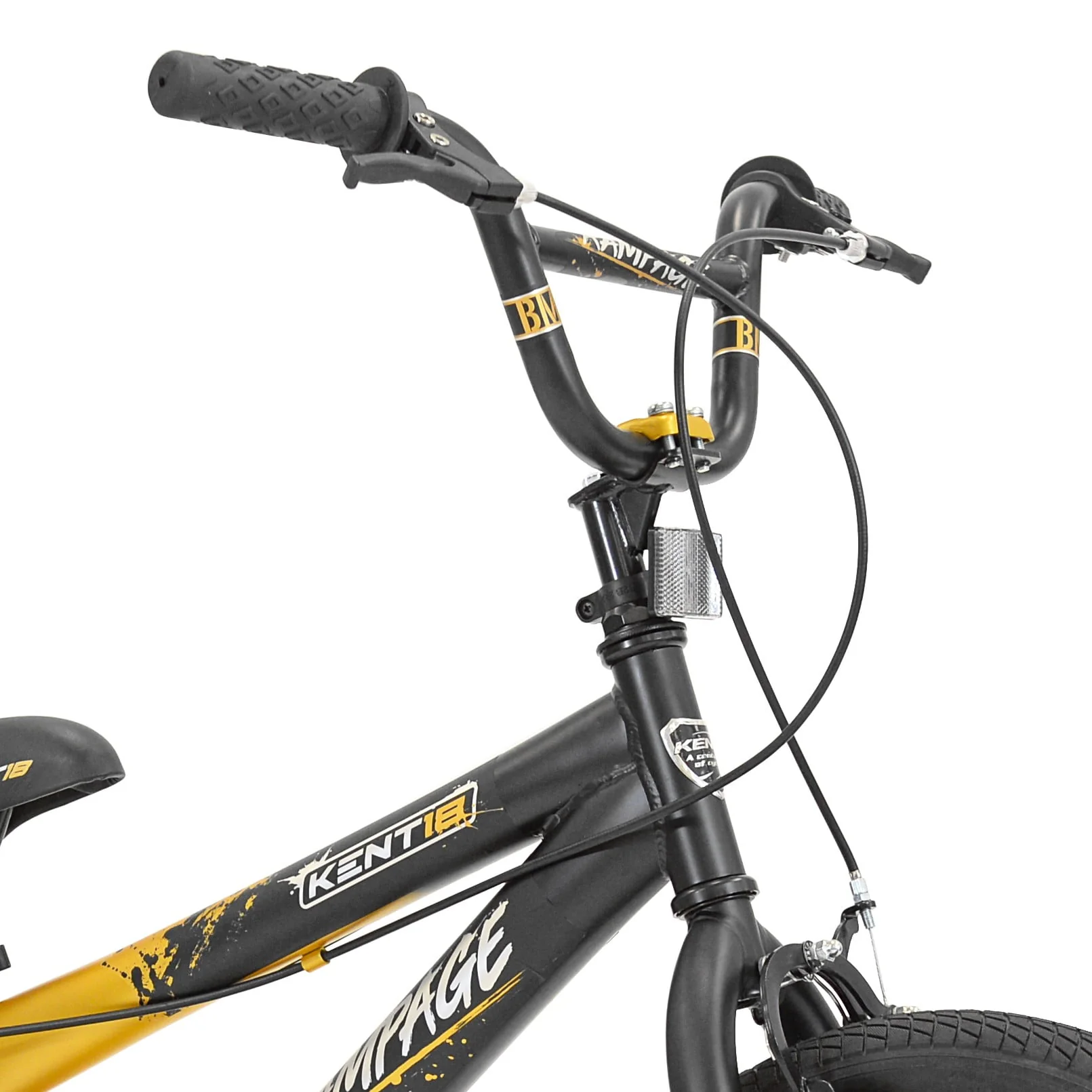 Bicycle 18 in. Rampage Boy's BMX Child Bicycle, Gold and Black