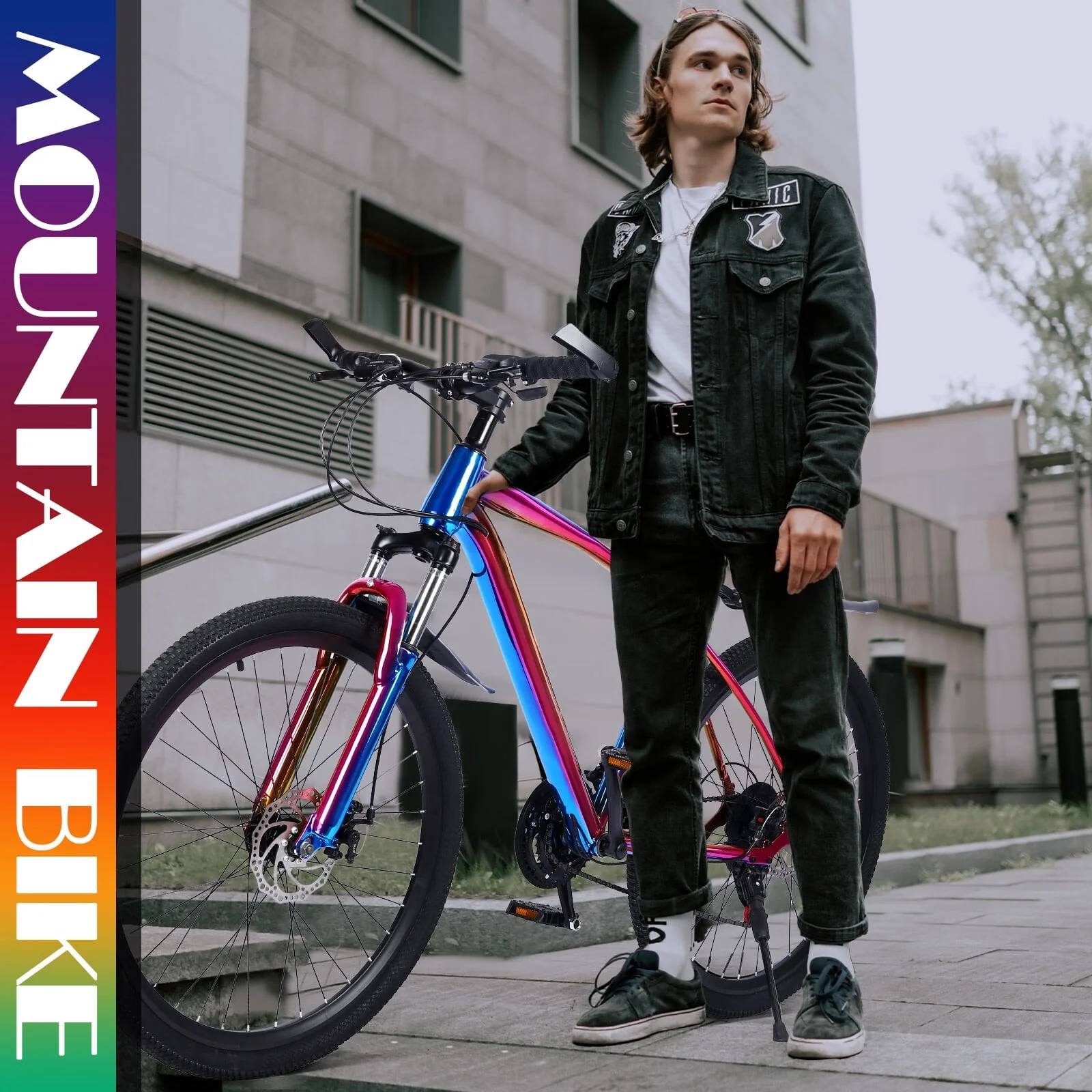 27.5 Inch Full Suspension Road Bike 21 Speed Dual Disc Brakes,Ship from USA