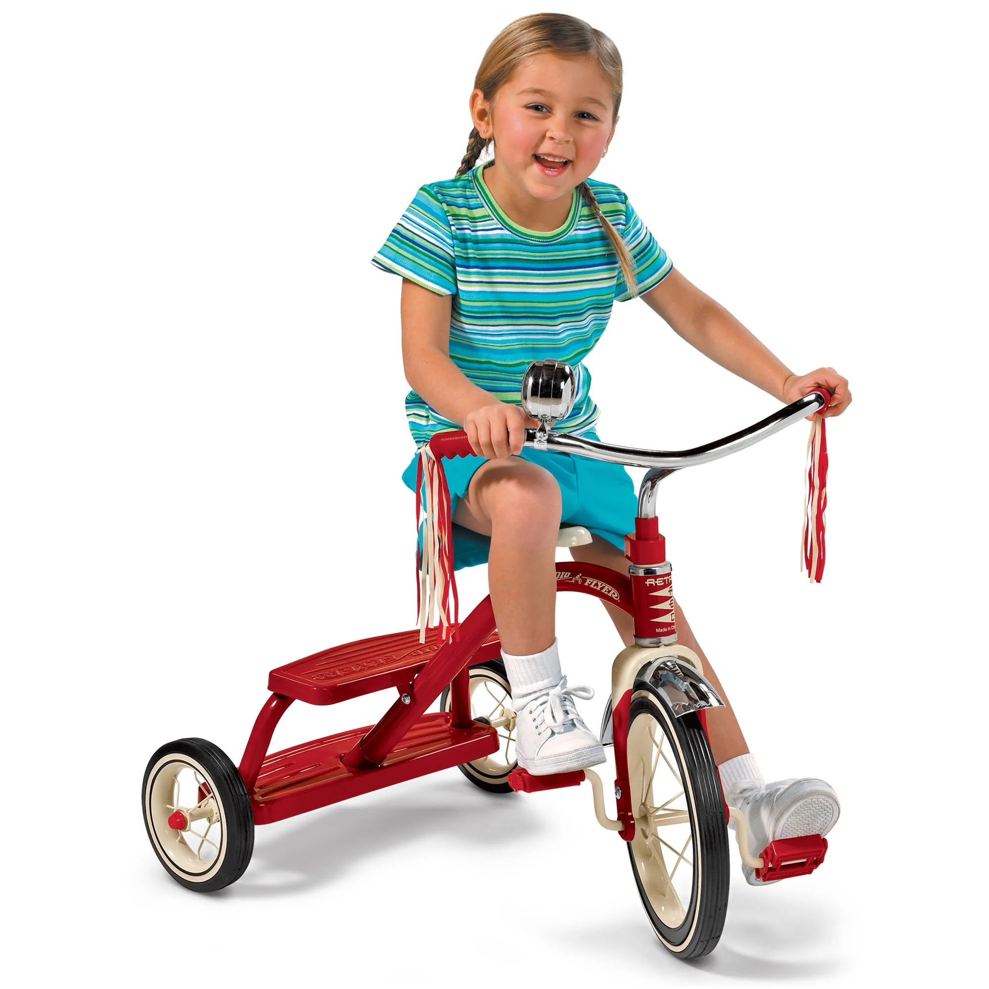 Radio Flyer, Classic Red Dual Deck Tricycle, 12