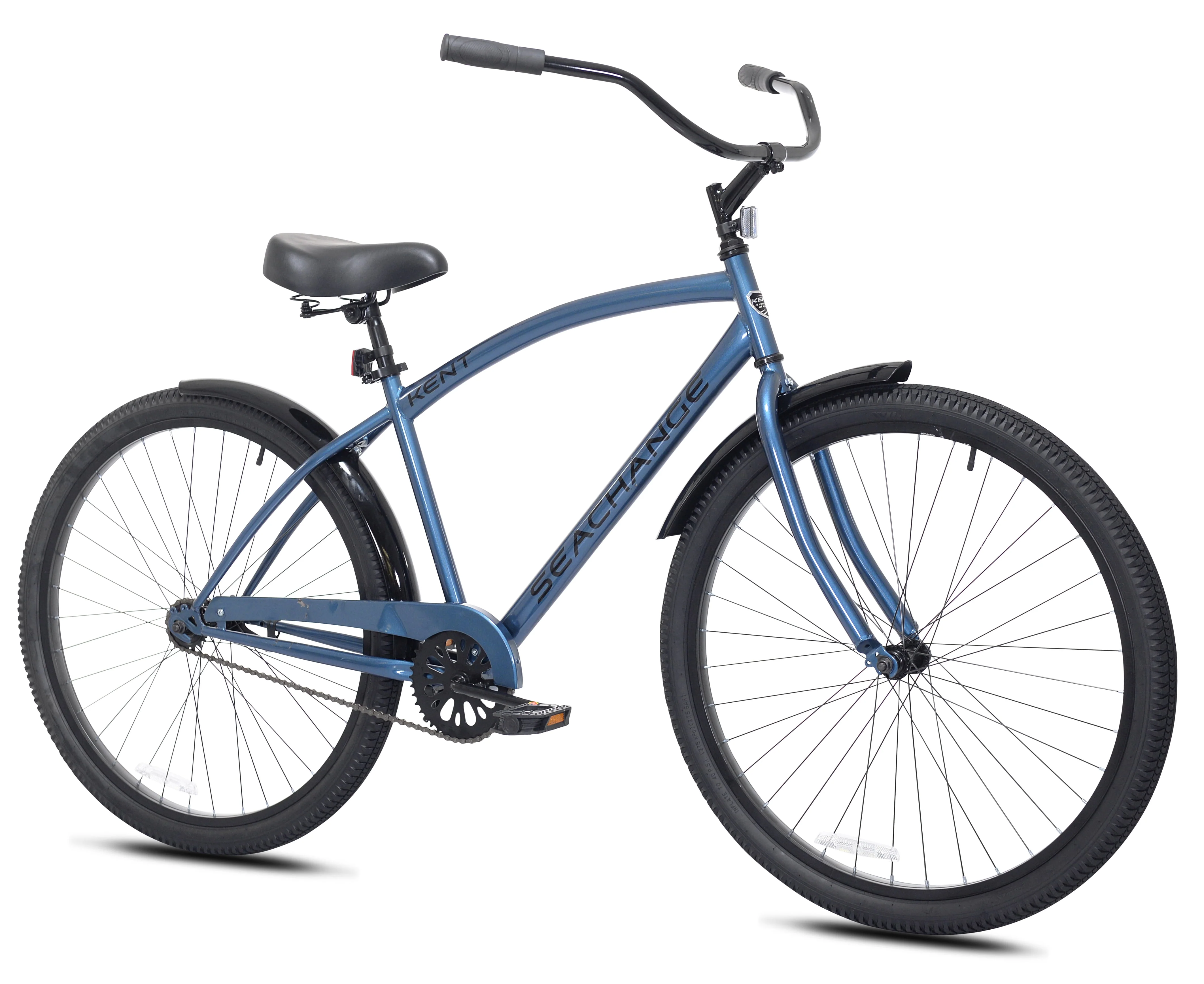 Kent Bicycles 27.5 in Male Sea Change Beach Cruiser Bike, Metallic Blue