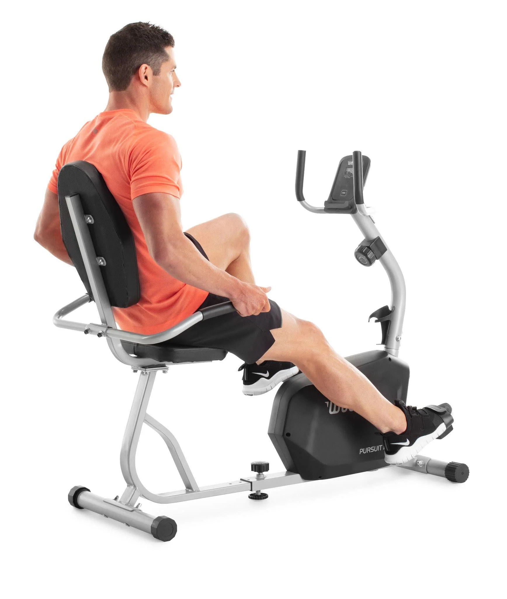 Weslo Pursuit R 4.1 Recumbent Exercise Bike with Inertia-Enhanced Flywheel