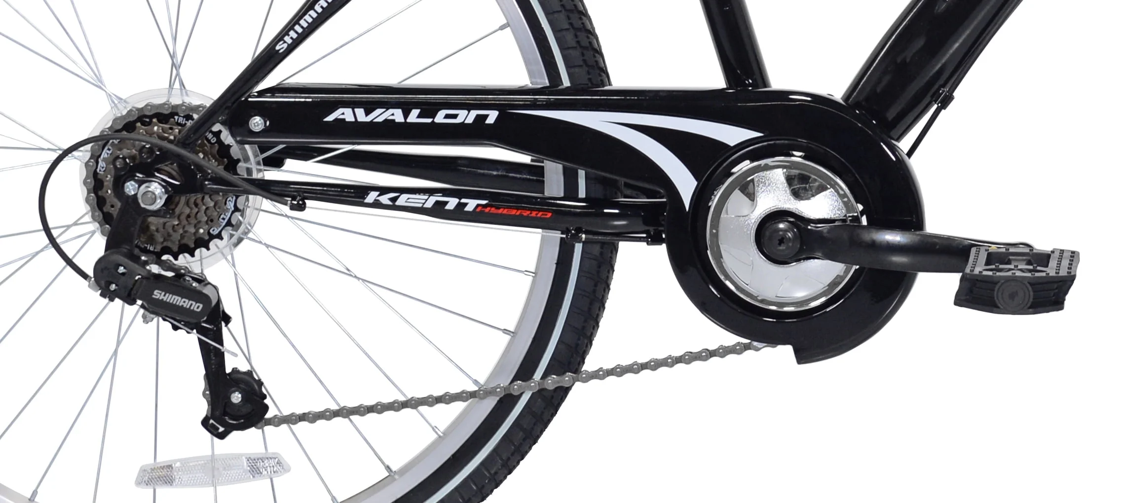 Bicycle 26 In. Avalon Comfort Men's Bike with Full Suspension, Black