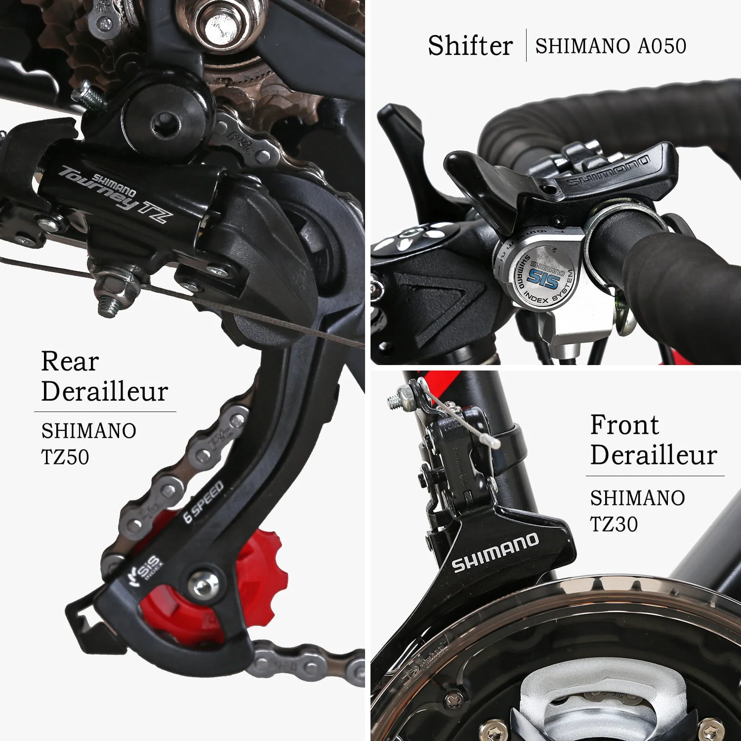 Gravel Bike Eurobike XC580 Road Bike Mens 54cm Frame Bicycle 700C*35C Wheels Commuter Bicycles Large Adult Red