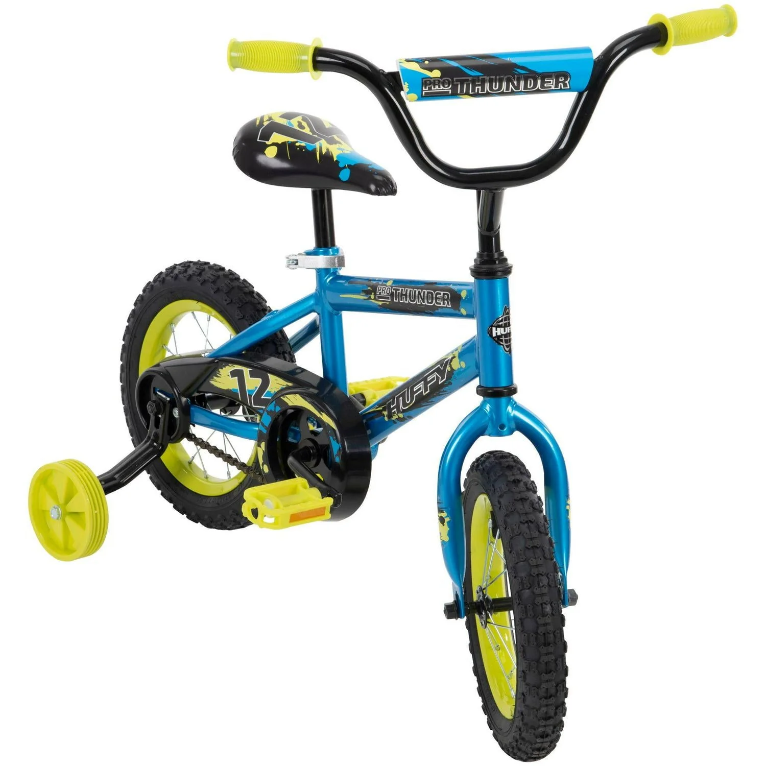 Huffy Boys' 12 in. Pro Thunder Bike, 1 Speed, Tropic Blue