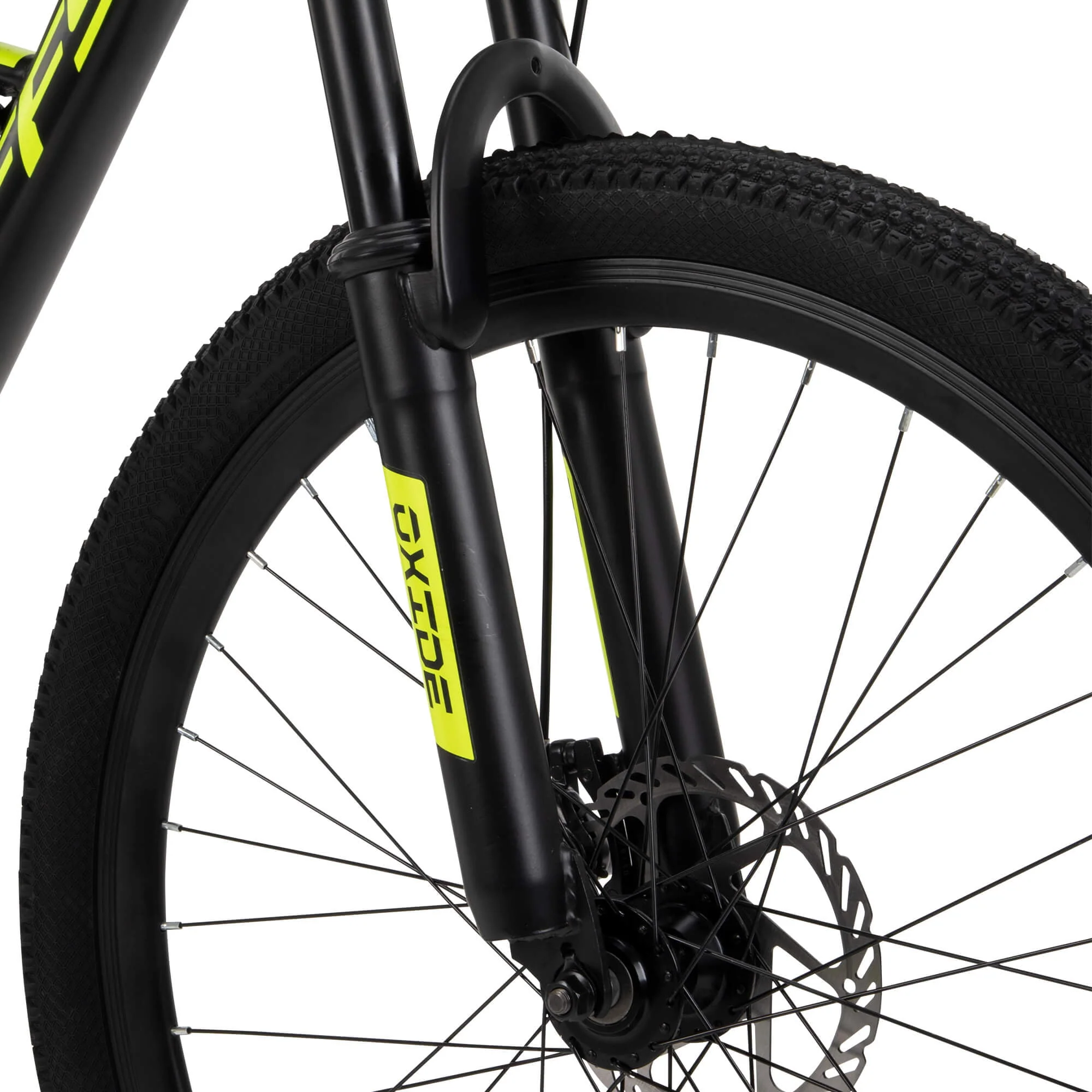 26 In. Oxide Men's Mountain Bike - Dual Suspension, Black