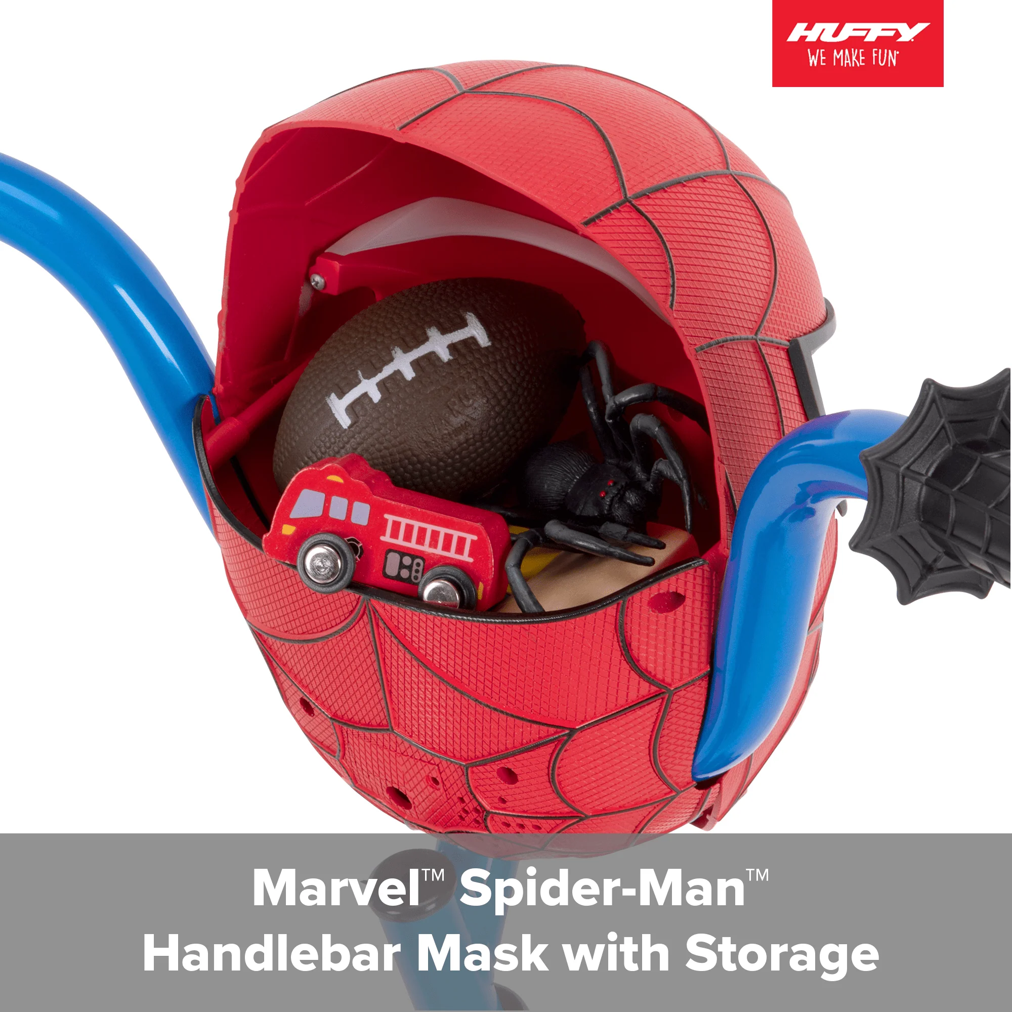 Marvel Spider-Man Bike with Training Wheels, for Boys', Red by Huffy