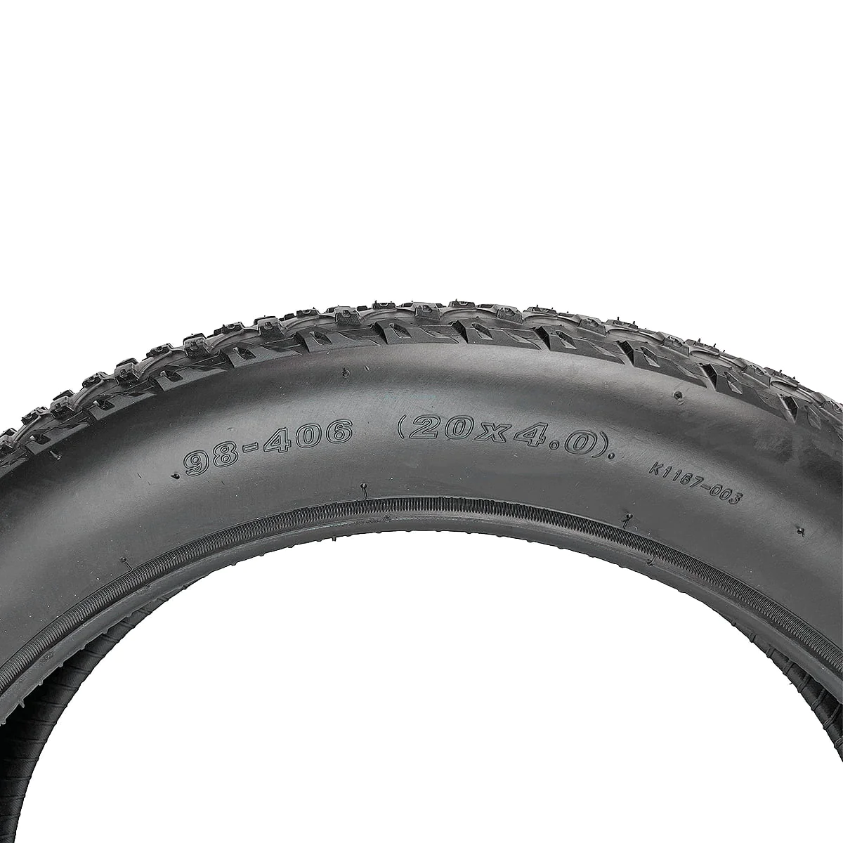 Kenda K1167 20x4.0 Fat Bike Tire Blackwall Clincher 20x4 Bicycle Tire (98-406)