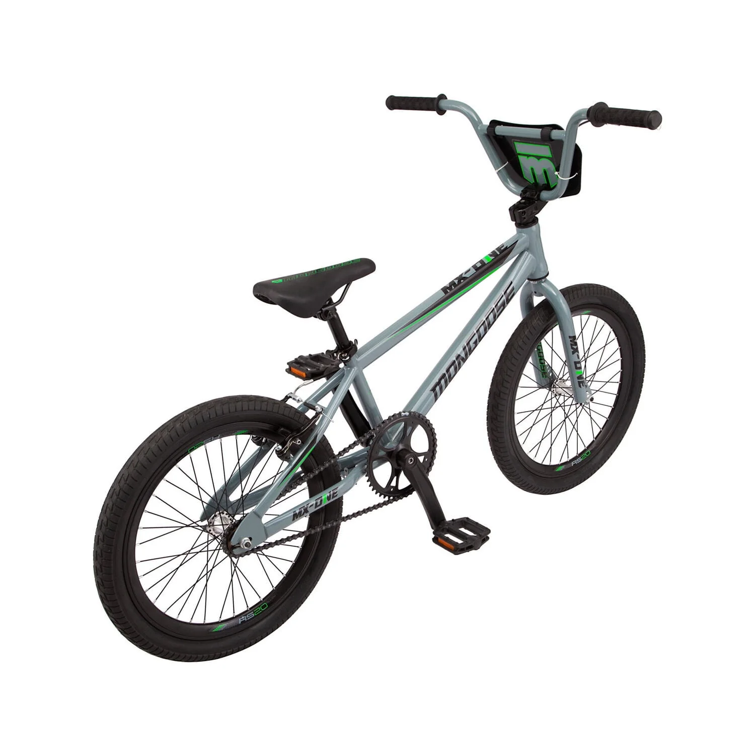 Mongoose  20 in. Boys One BMX Bike, Gray