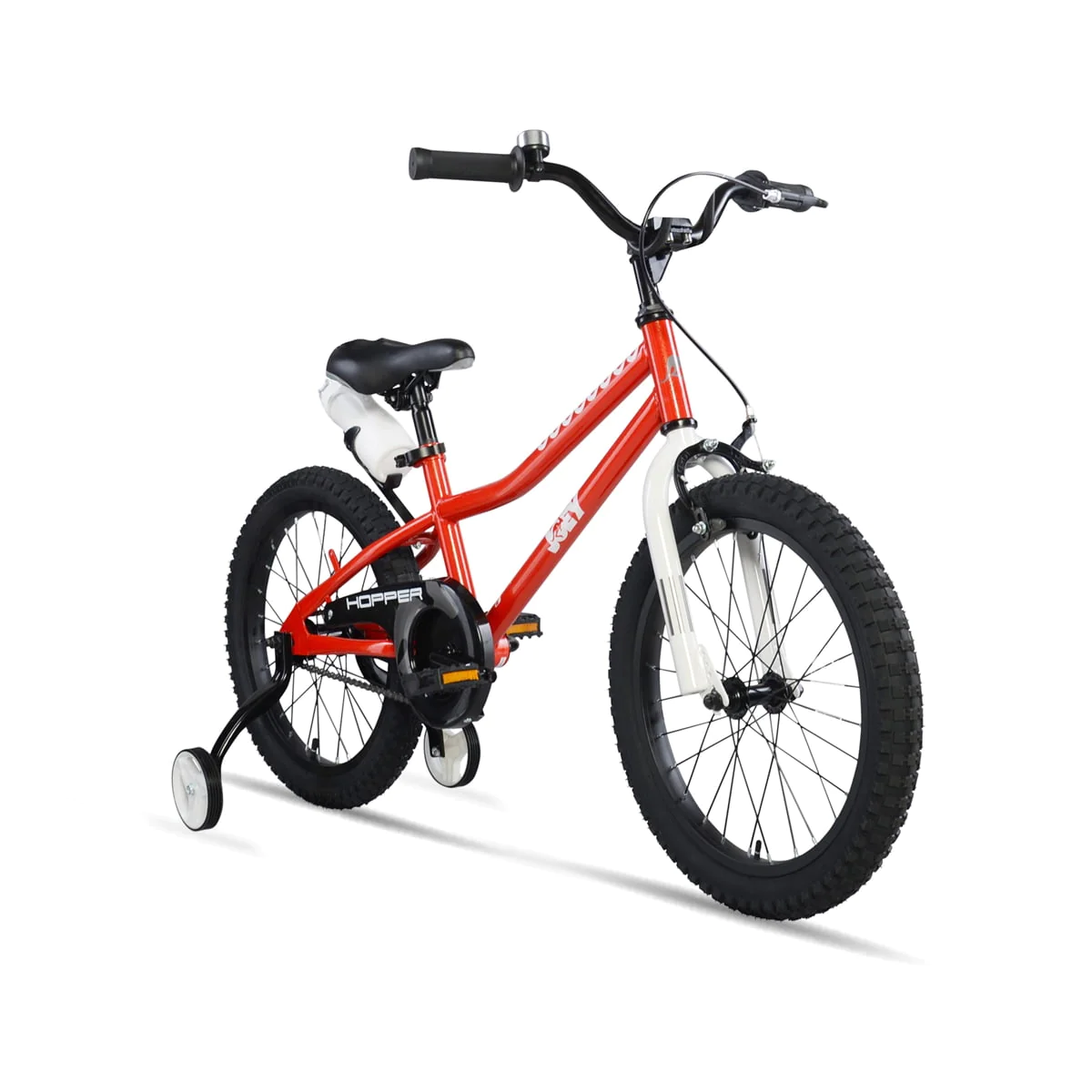 Joey Hopper 18 Inch Easy Assembly Kid's Bicycle, Bell Included, Red
