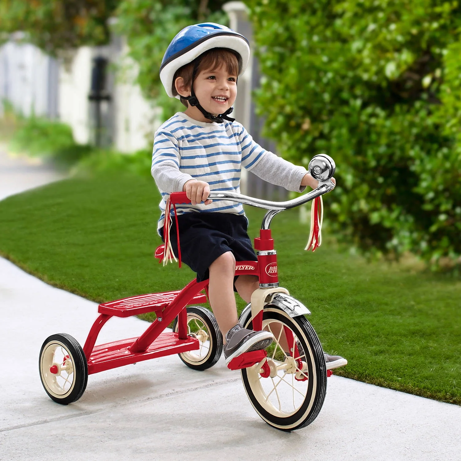 Radio Flyer, Classic Red Dual Deck Tricycle, 12