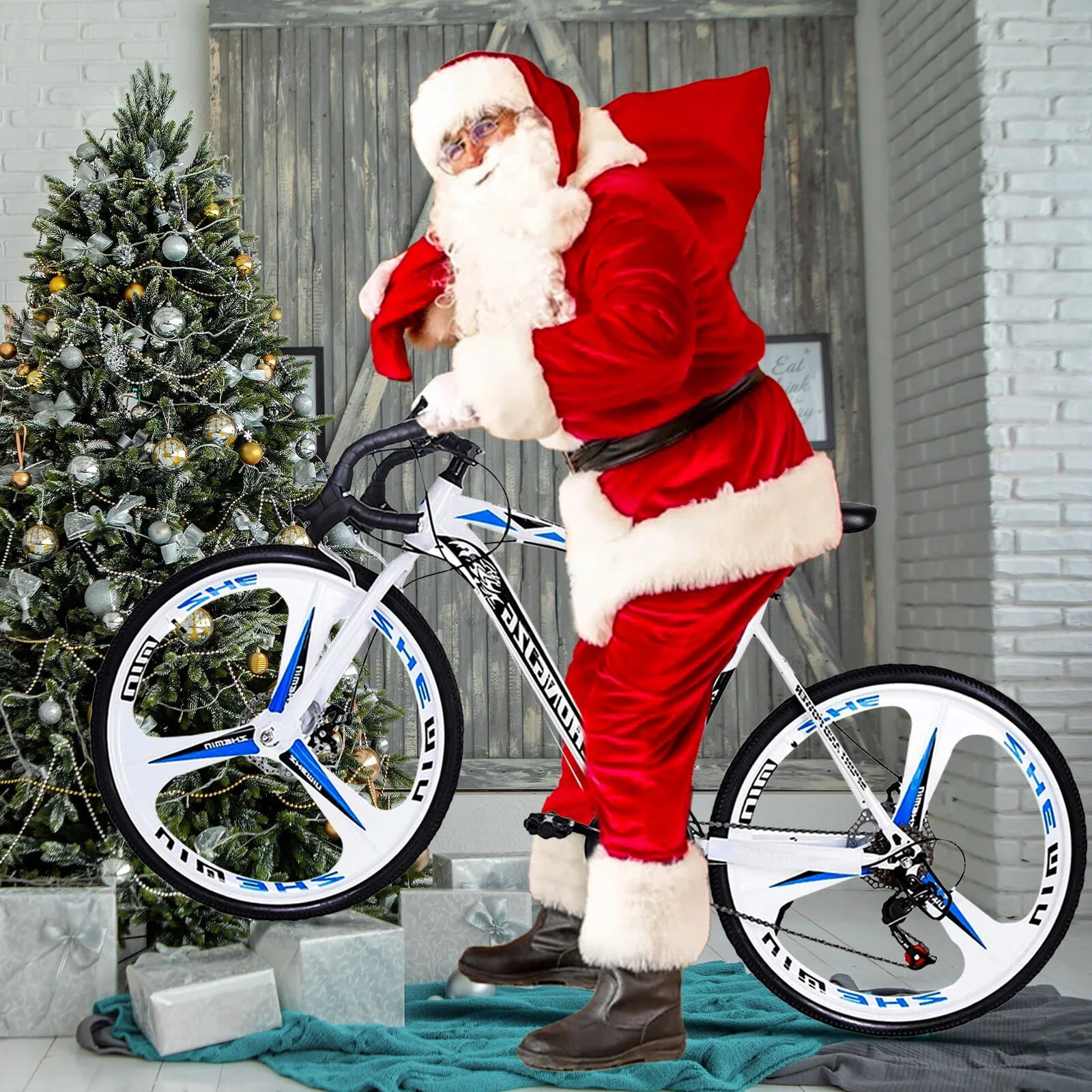 Sports Outdoors 700C Adult Road Bike Steel Frame 17In High Rim Wheel Dual Disc Brake 21 Speed Gear System Men Road Bicycleiron Black