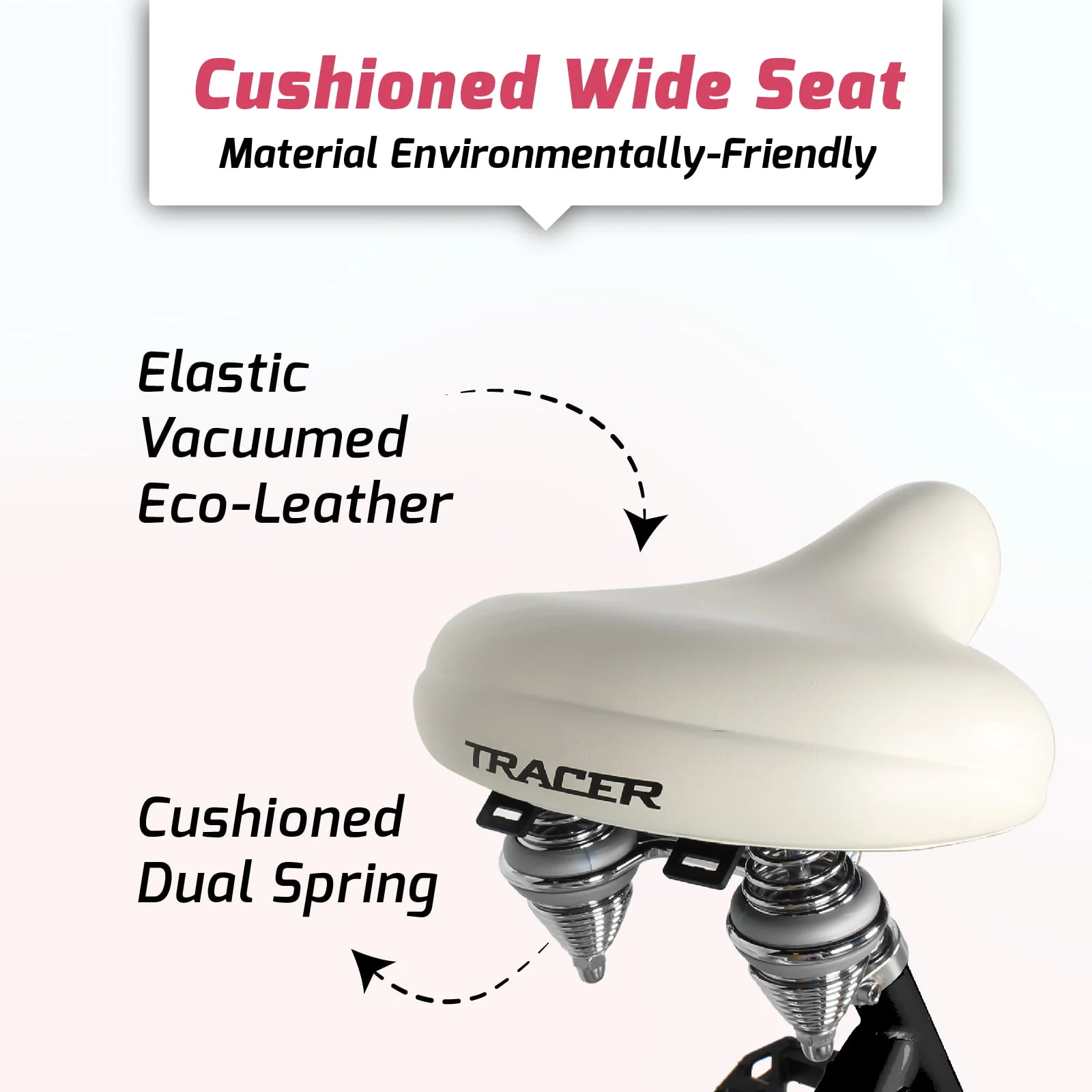 2023 TRACER Nova Beach Cruiser Bike for Women, 26 Inch Wheels, Hi Ten Steel Frame, 1 Speed, Coaster Brake, Hybrid Bike for Adults, Complete Cruiser Bikes, Matte Black Color