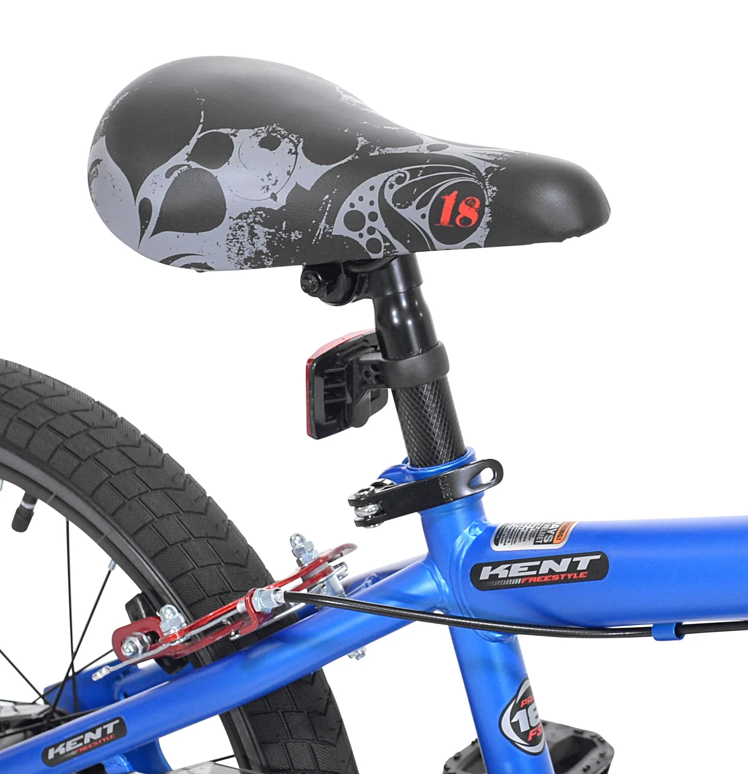 Kent Bicycle 18-inch Abyss Boy's Freestyle BMX Bicycle, Blue