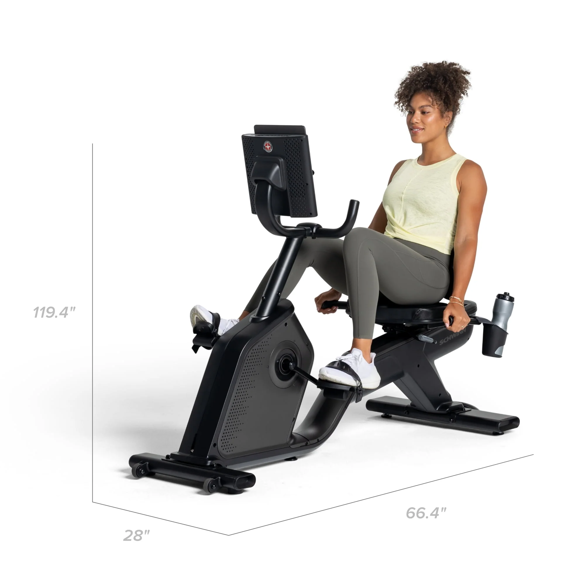 Schwinn 290 Recumbent Bike, Free 2-Month JRNY Membership