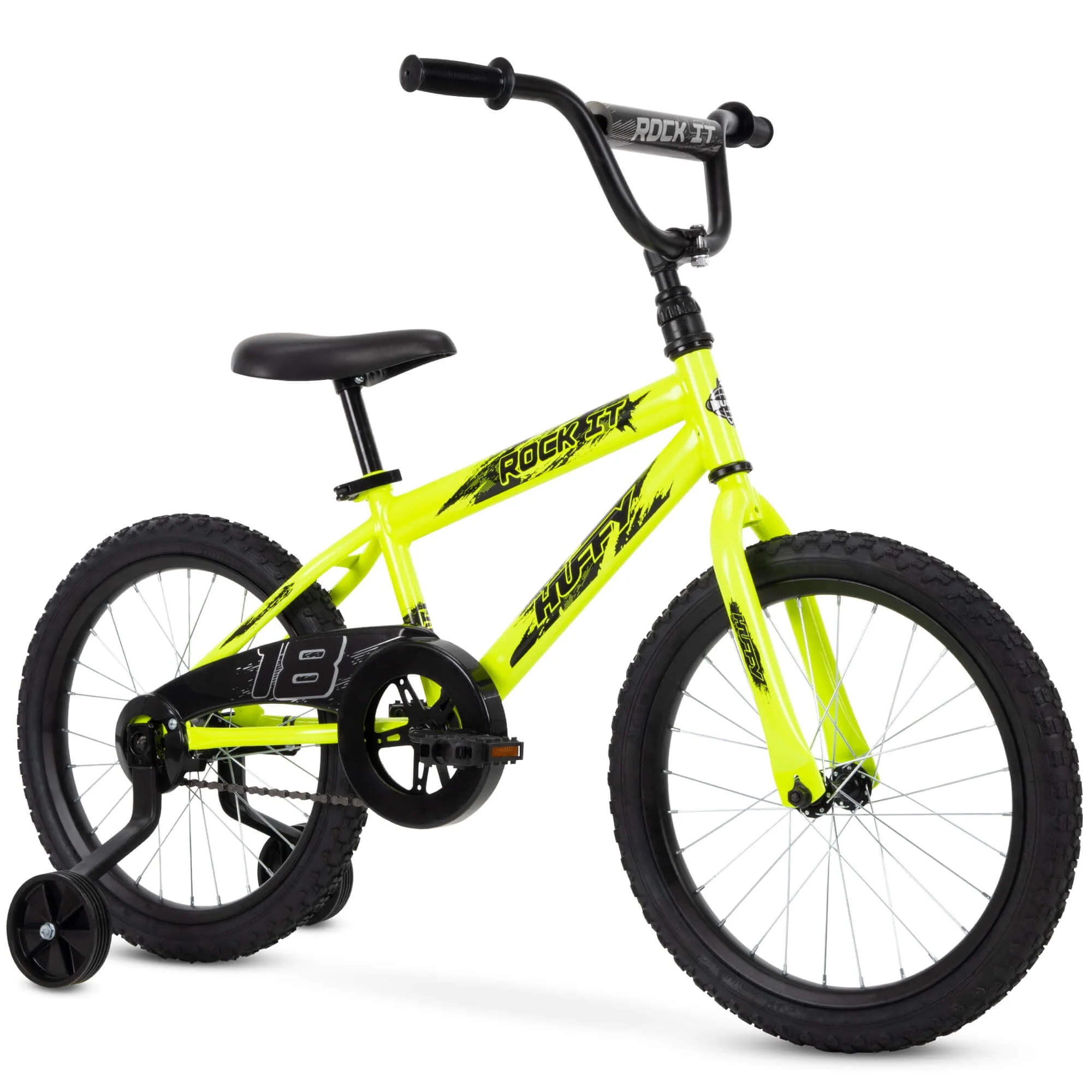 18 in. Rock It Boy Kids Bike, Neon Powder Yellow