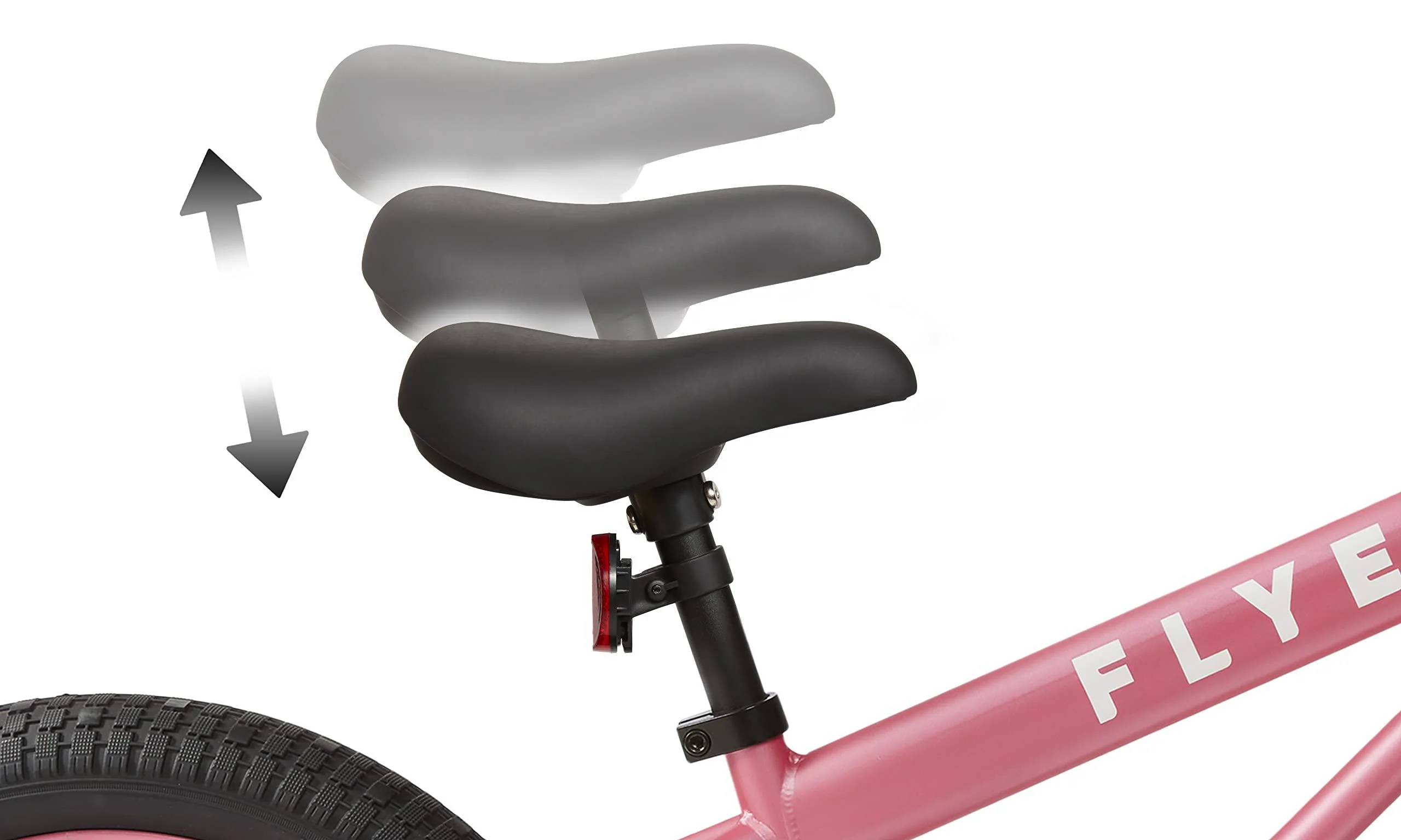 Radio Flyer flyer 16 kids bike, pink toddler and kids bike, 16 inch wheels, training wheels included, boys and girls ages 4-6 years old,