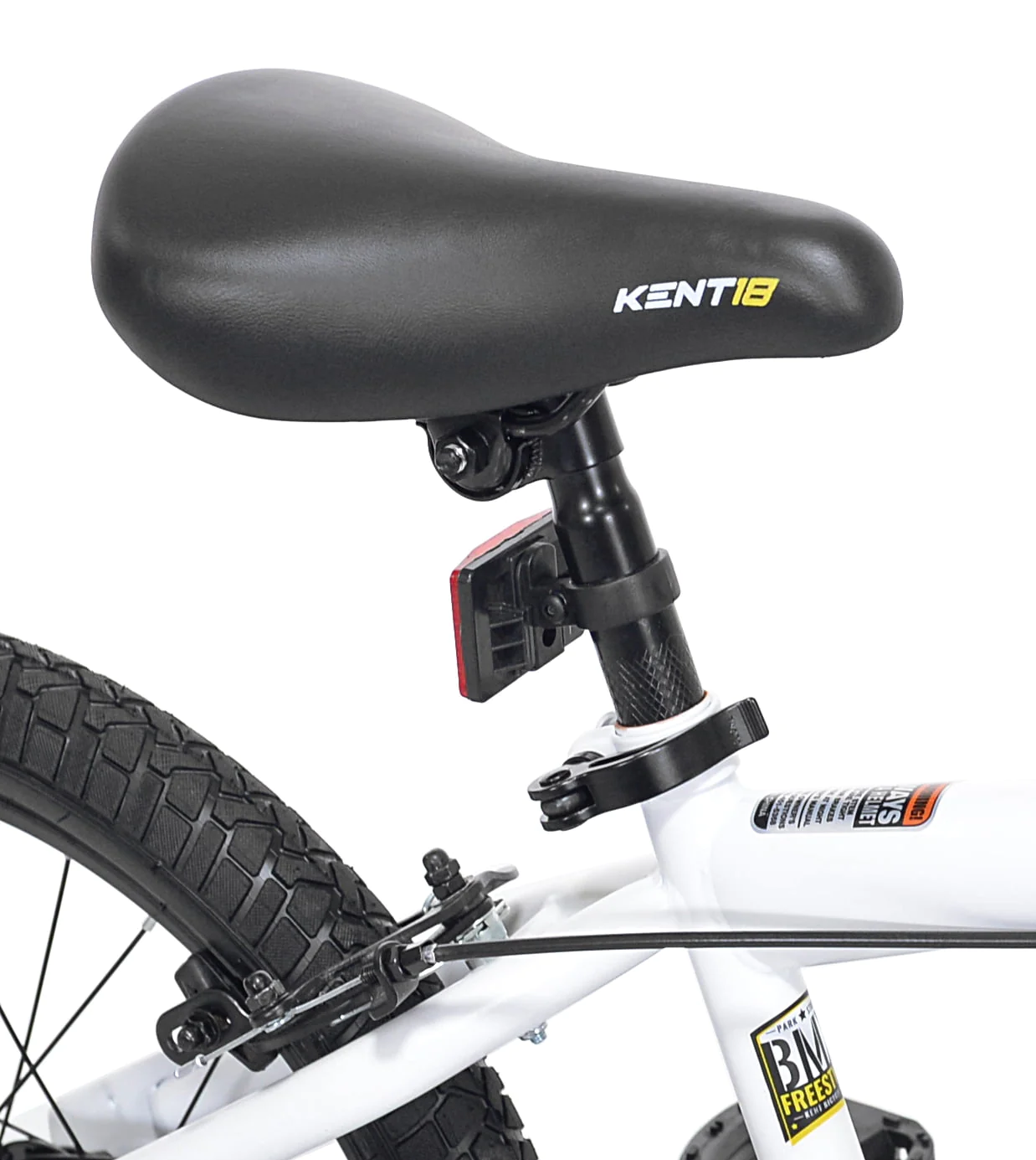 Kent Bicycles18 in. Rampage Boy's Child Bike, White and Black