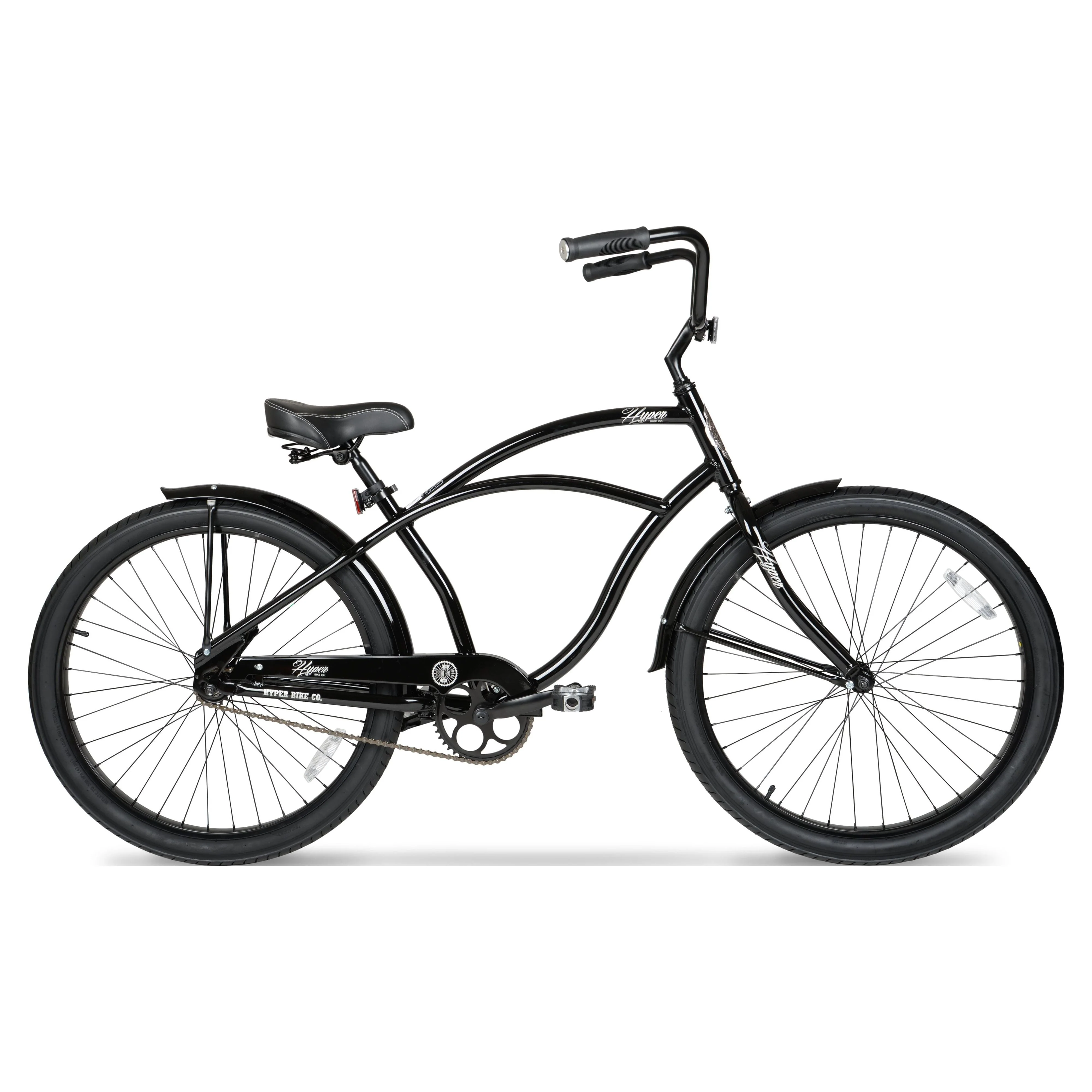 Hyper Bicycle Men's 26 In. Beach Cruiser Bike, Black