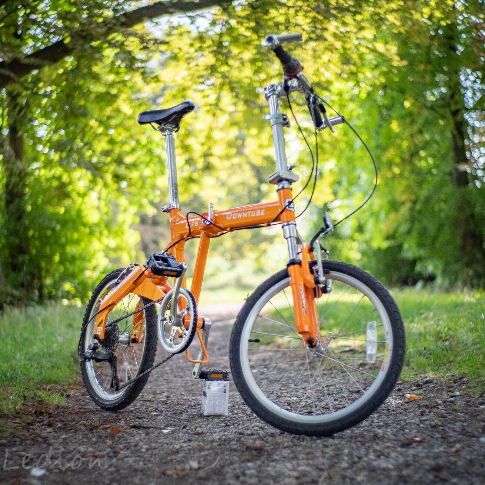 Downtube IX FS full suspension aluminium folding bike 9 speed 14.3kg (32lb)