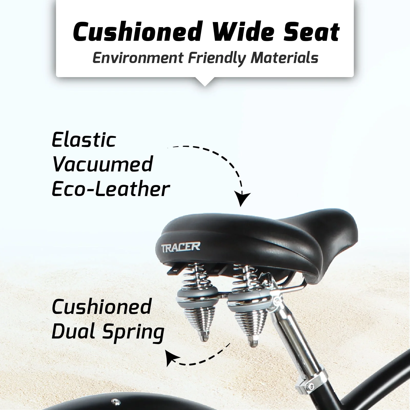 TRACER TAHA Beach Cruiser Bike for Men,26 Inch Wheels, Hi Ten Steel Frame, 7 Speed, Hybrid Bike for Adults, Complete Cruiser Bikes, Coaster Brake, Matte Black