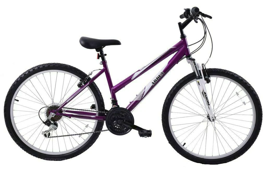 Arden Mountaineer 26" Wheel Ladies Womens 18" Frame Purple Mountain Bike