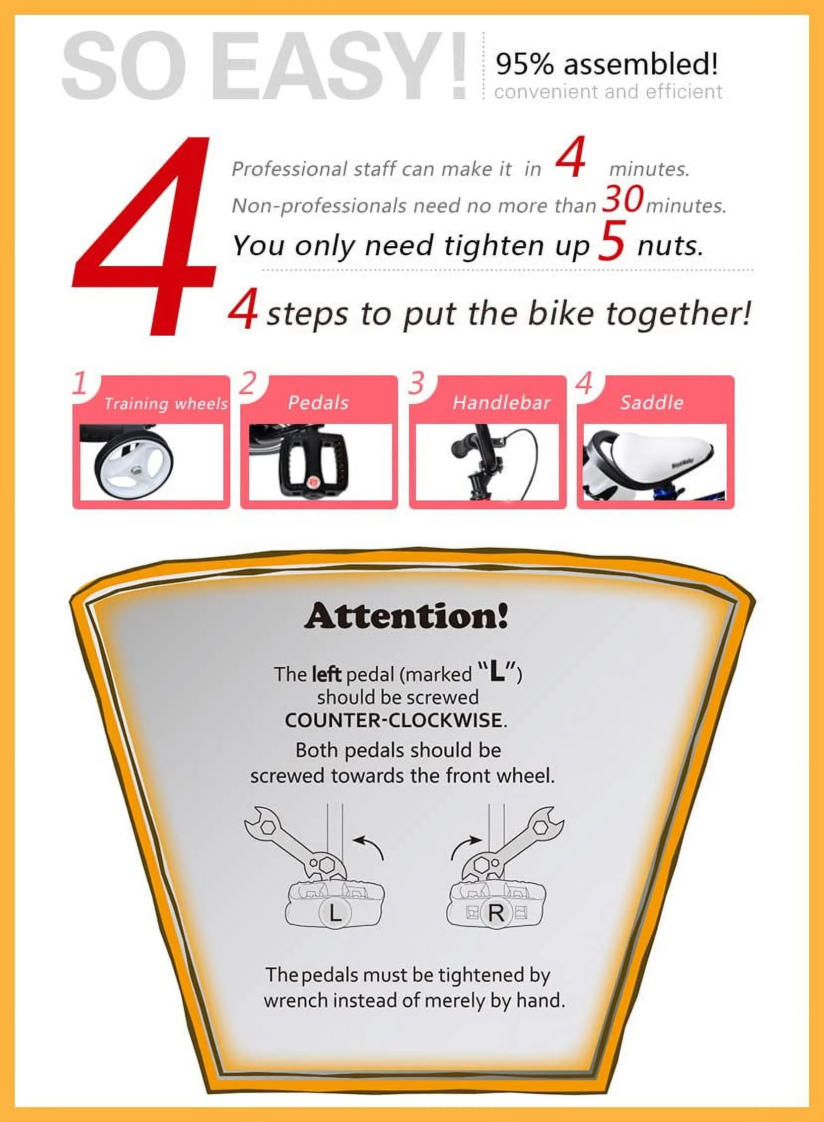 RoyalBaby Chipmunk Kids Bike Boys Girls 14 Inch Bicycle with Training Wheels Blue